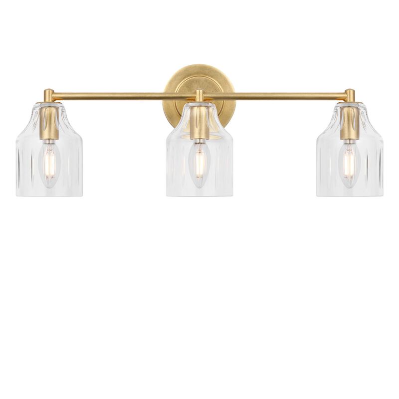 Alexa Hampton Augusta 22 Inch 3 Light Bath Vanity Light by Visual Comfort Studio