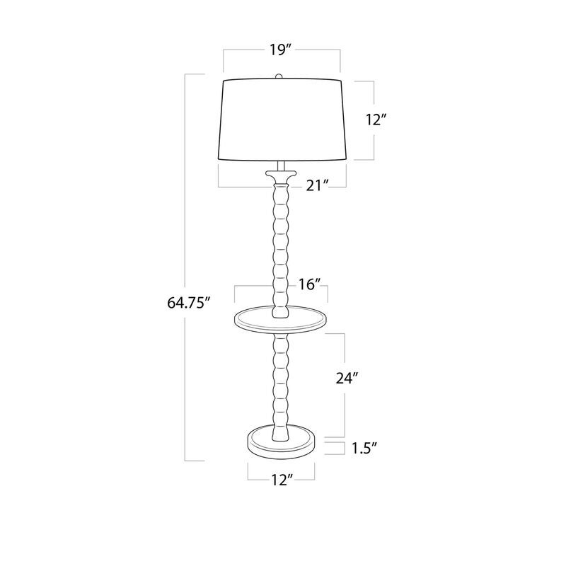 Perennial 65 Inch Floor Lamp by Regina Andrew
