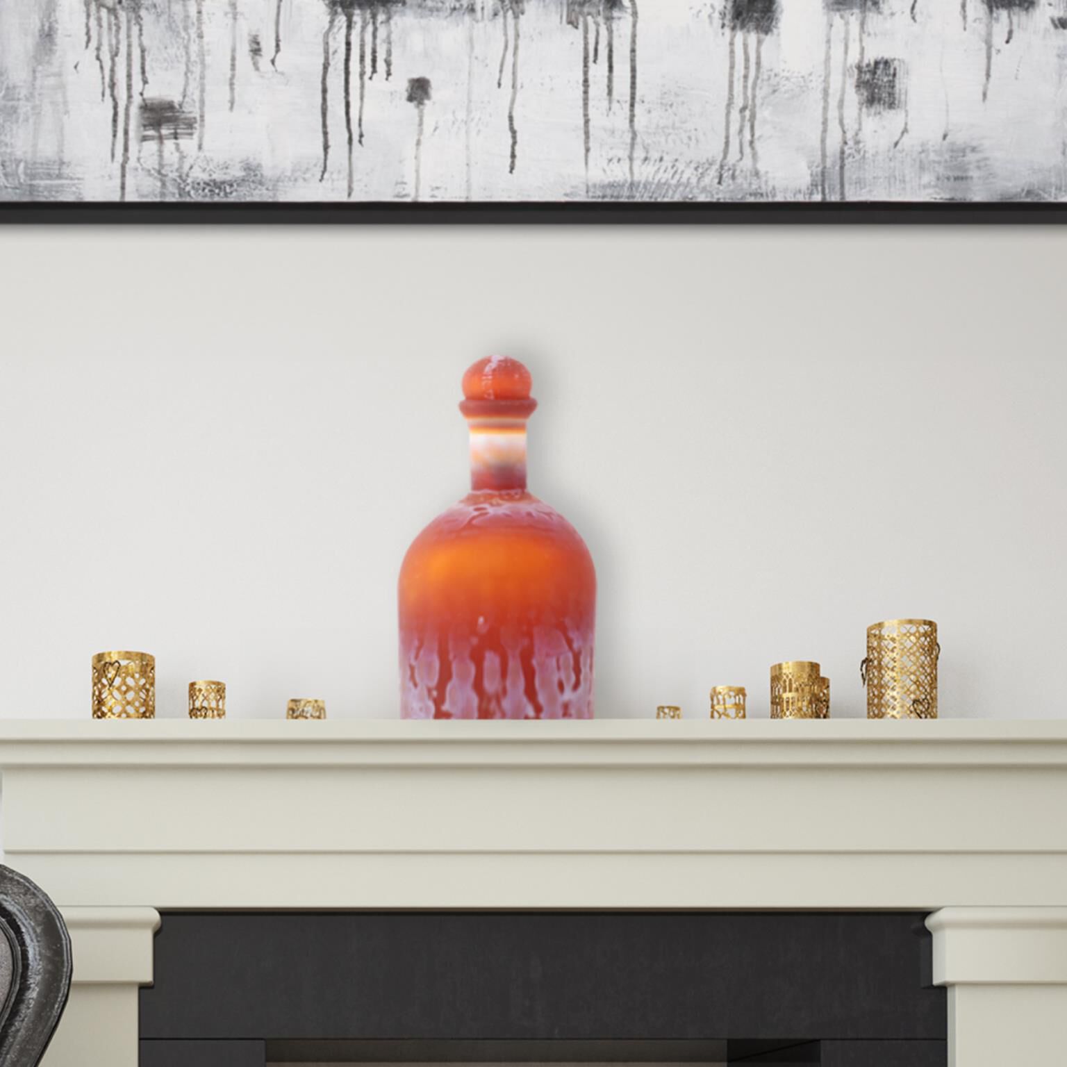 The Mercer Decorative Bottle-Canister by Howard Elliott Collection