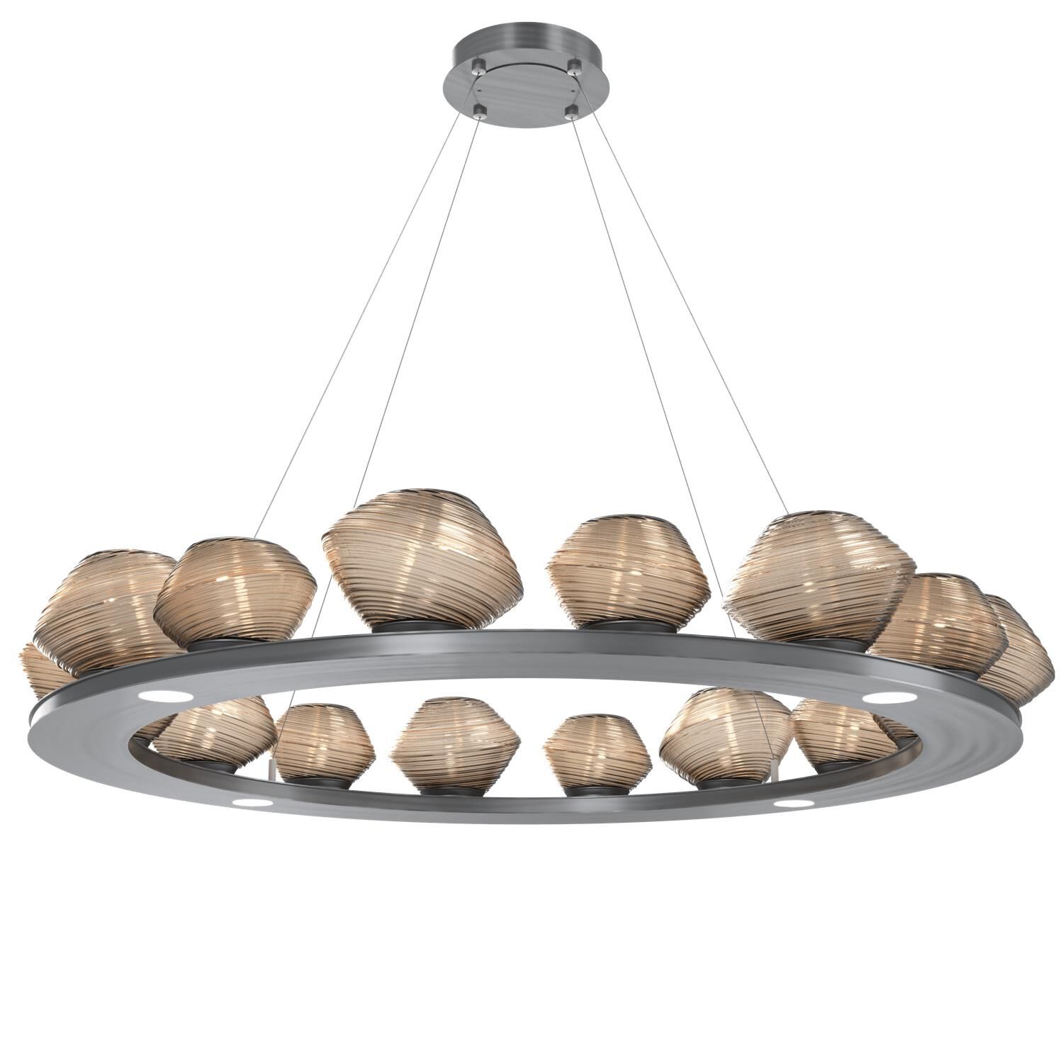 Mesa 48 Inch 20 Light LED Chandelier by Hammerton Studio