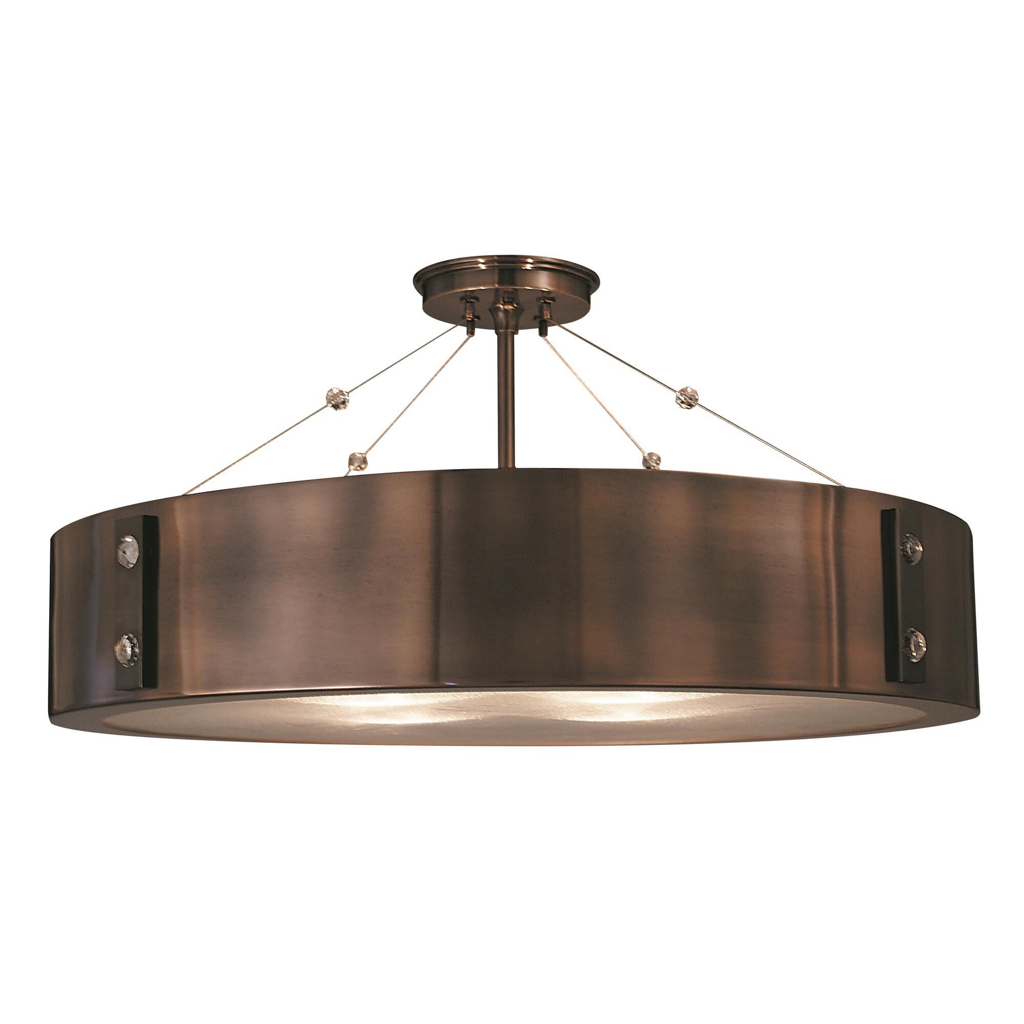 Oracle 23 Inch 4 Light Semi Flush Mount by Framburg