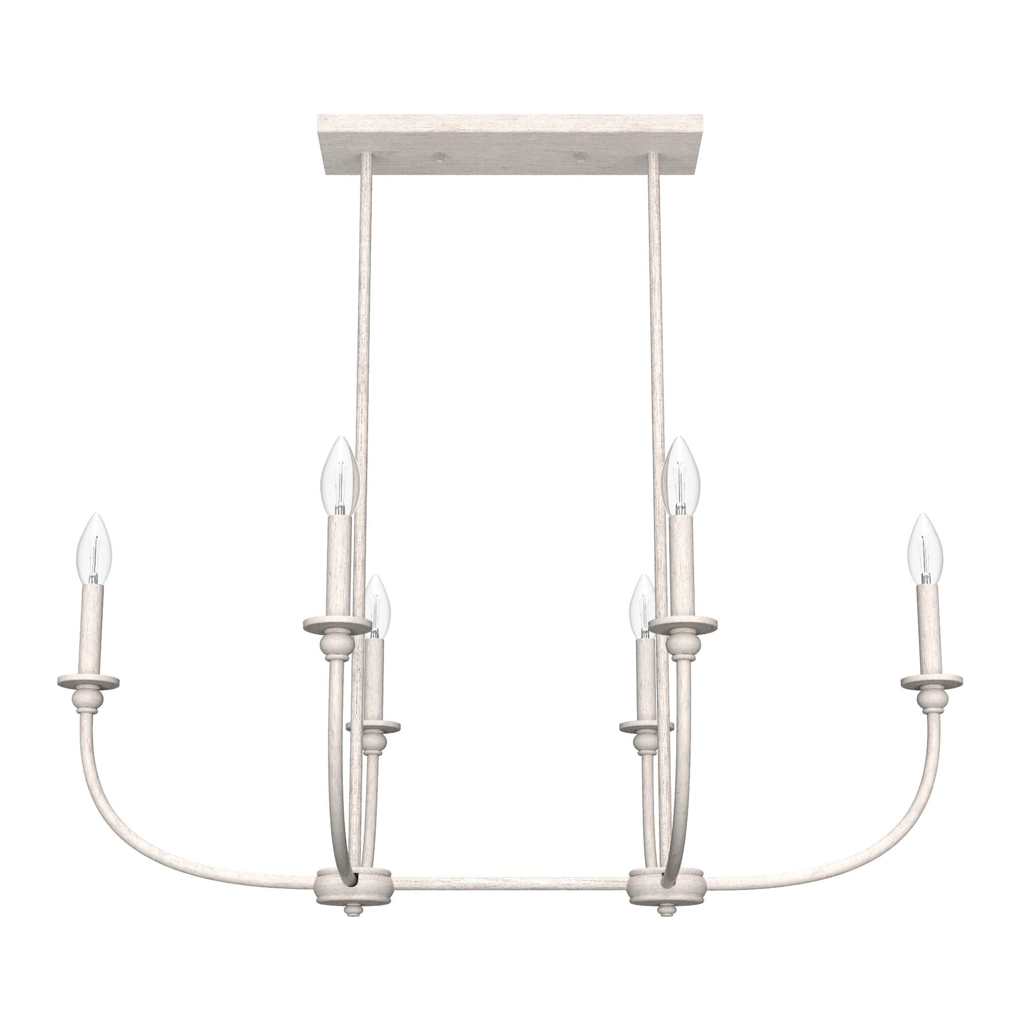 Southcrest 36 Inch 6 Light Linear Suspension Light by Hunter Fan