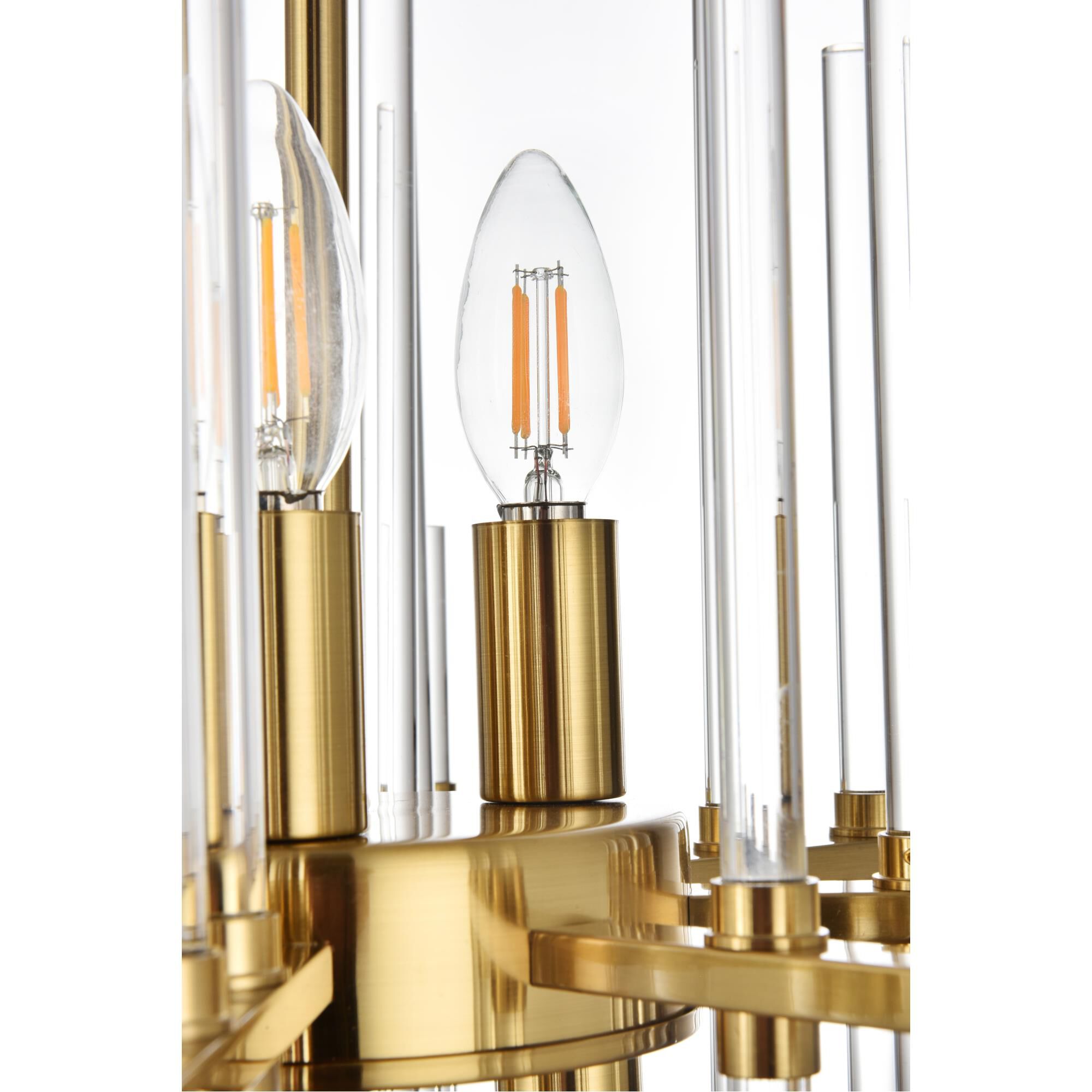 Sienna 17 Inch Large Pendant by Elegant Lighting