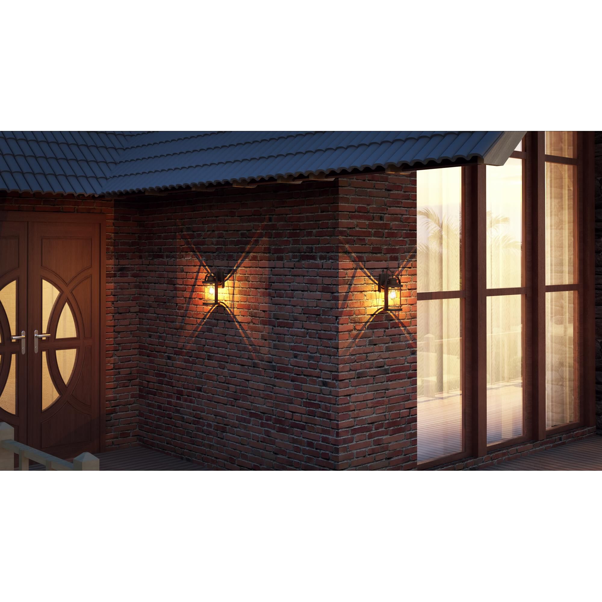 Quoizel Booker 15 Inch Tall Outdoor Wall Light
