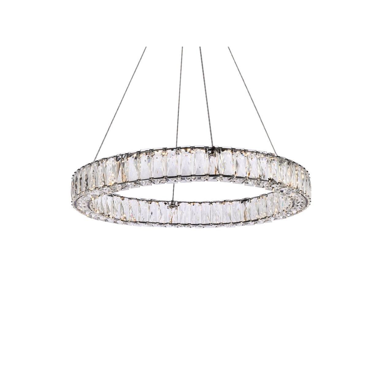 Shown in Black finish and Clear Royal Cut crystal