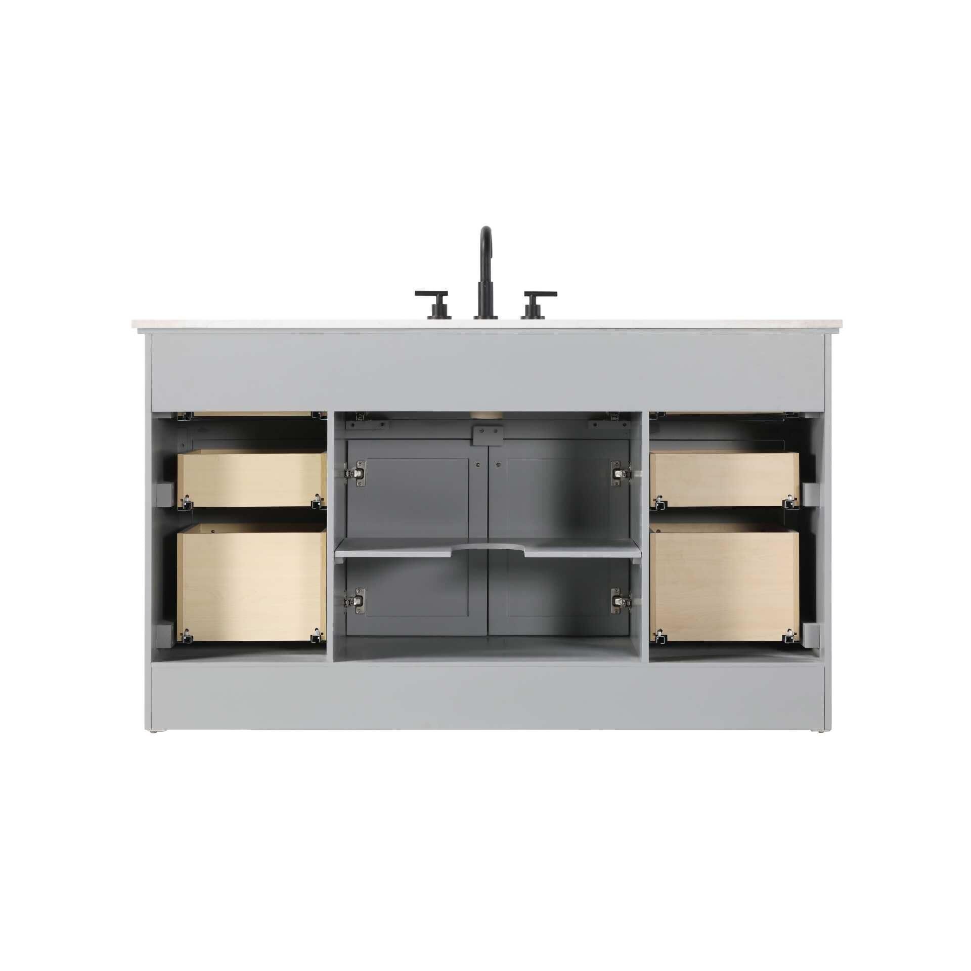 Shown in Grey finish