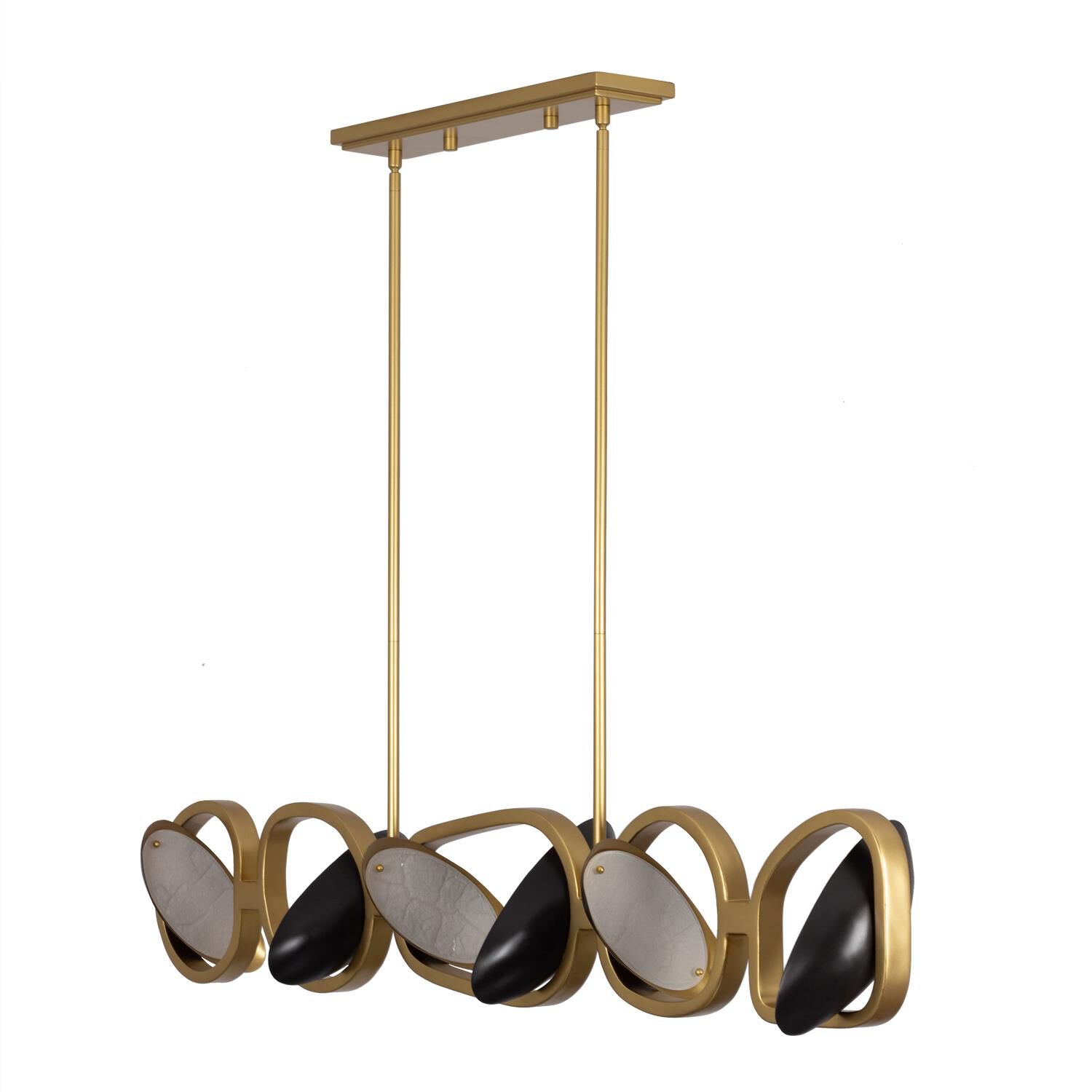 Onyx 60 Inch Linear Suspension Light by Kalco Lighting