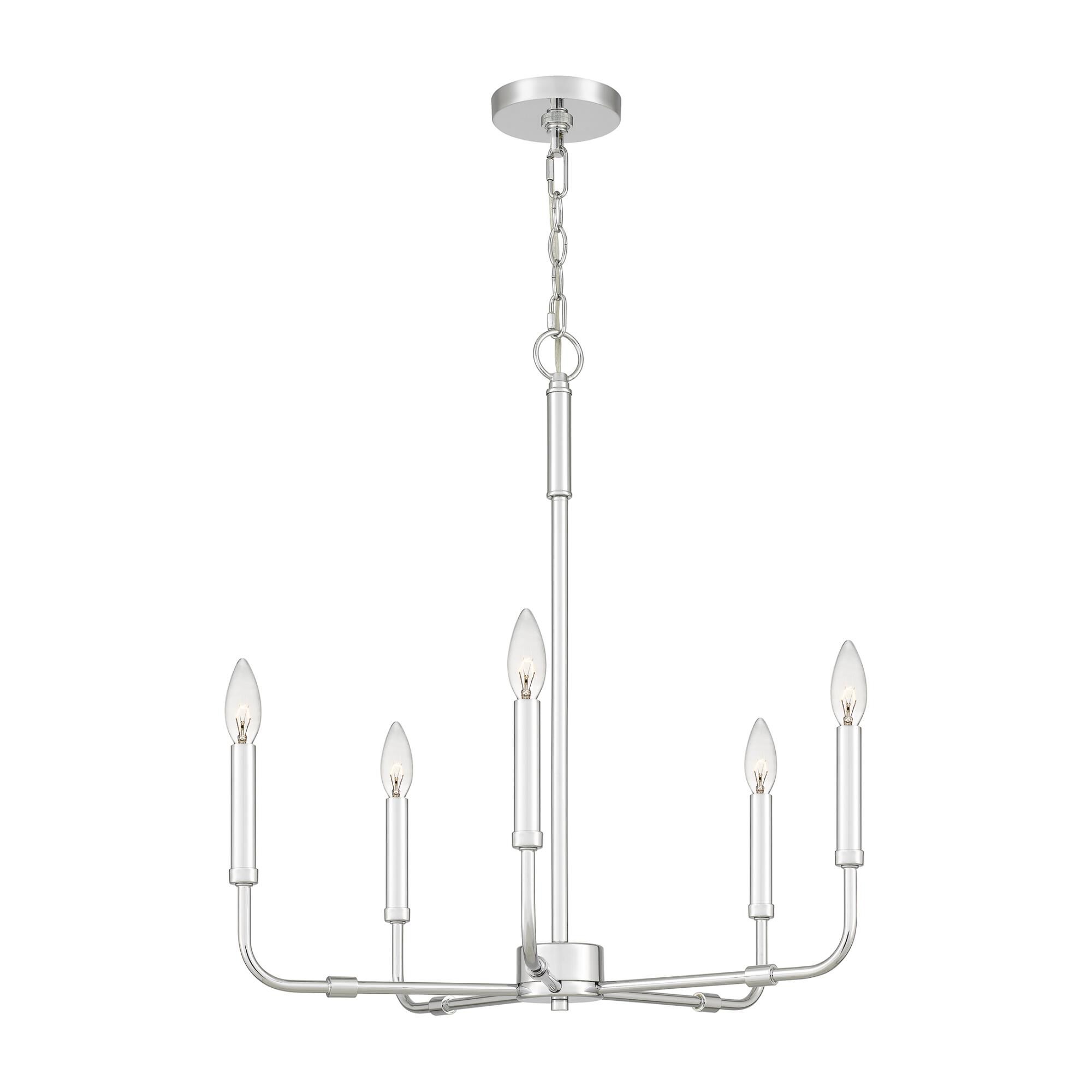 Abner 24 Inch 5 Light Chandelier by Quoizel