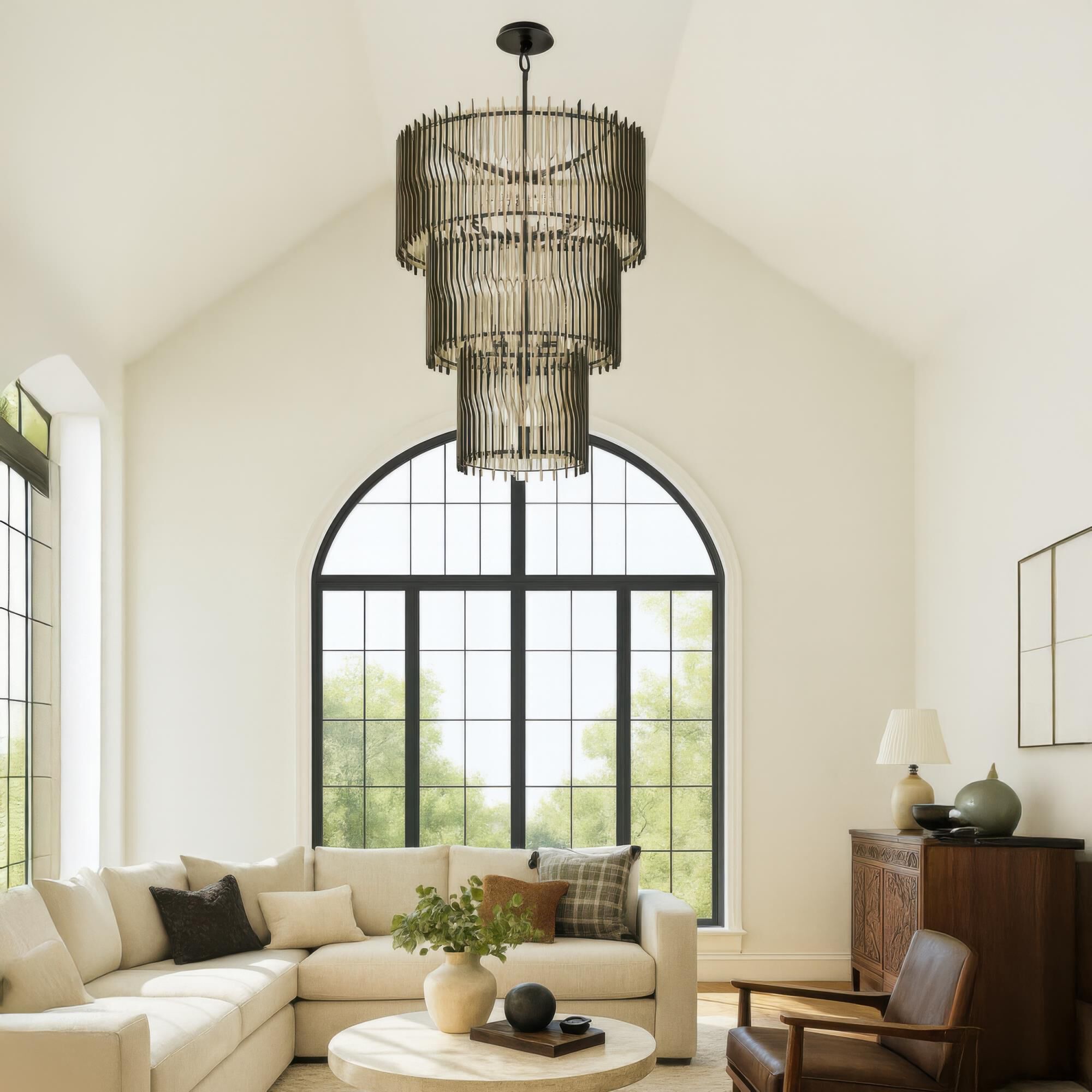 Ron Henderson Park Row 32 Inch Chandelier by Varaluz