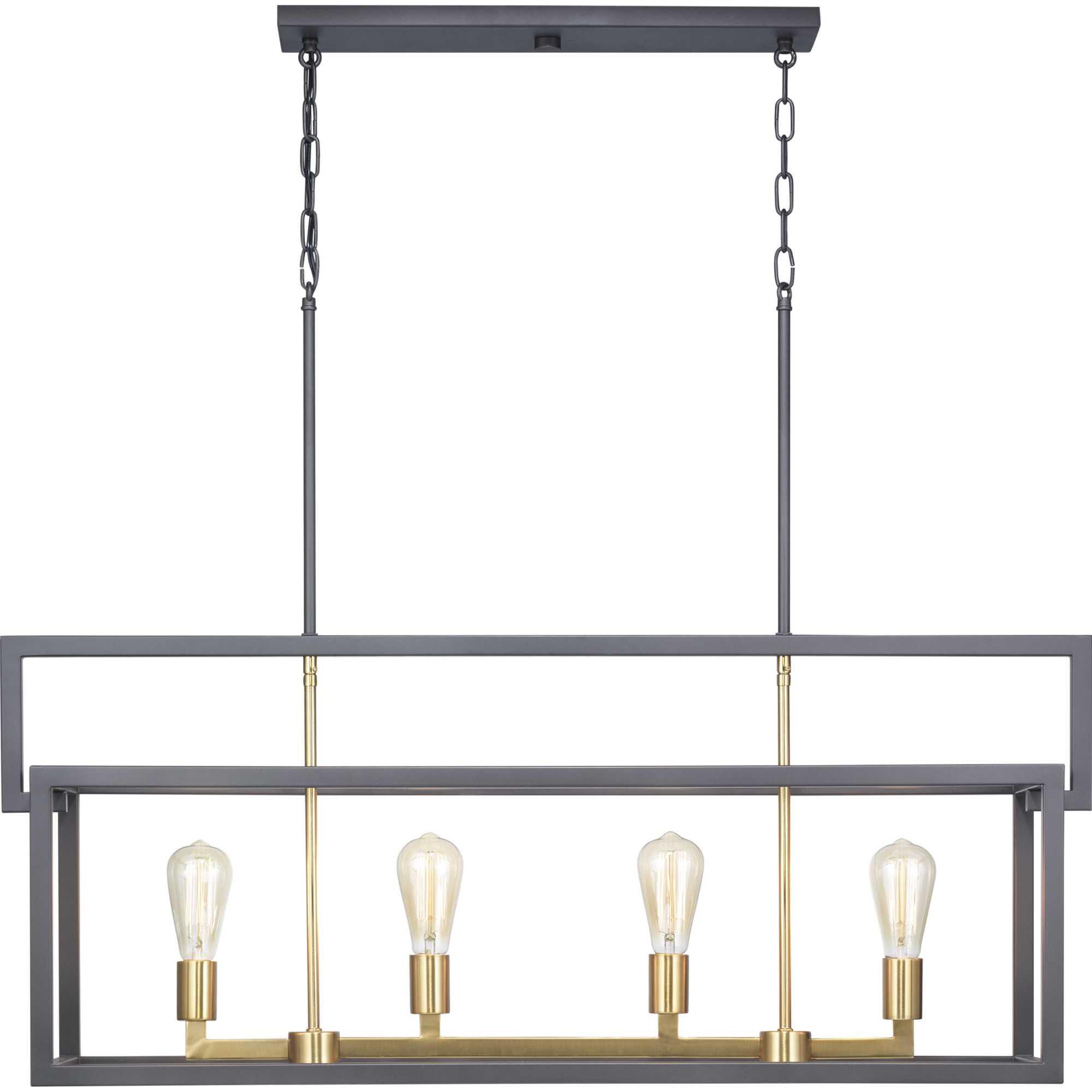 Blakely 40 Inch 4 Light Linear Suspension Light by Progress Lighting