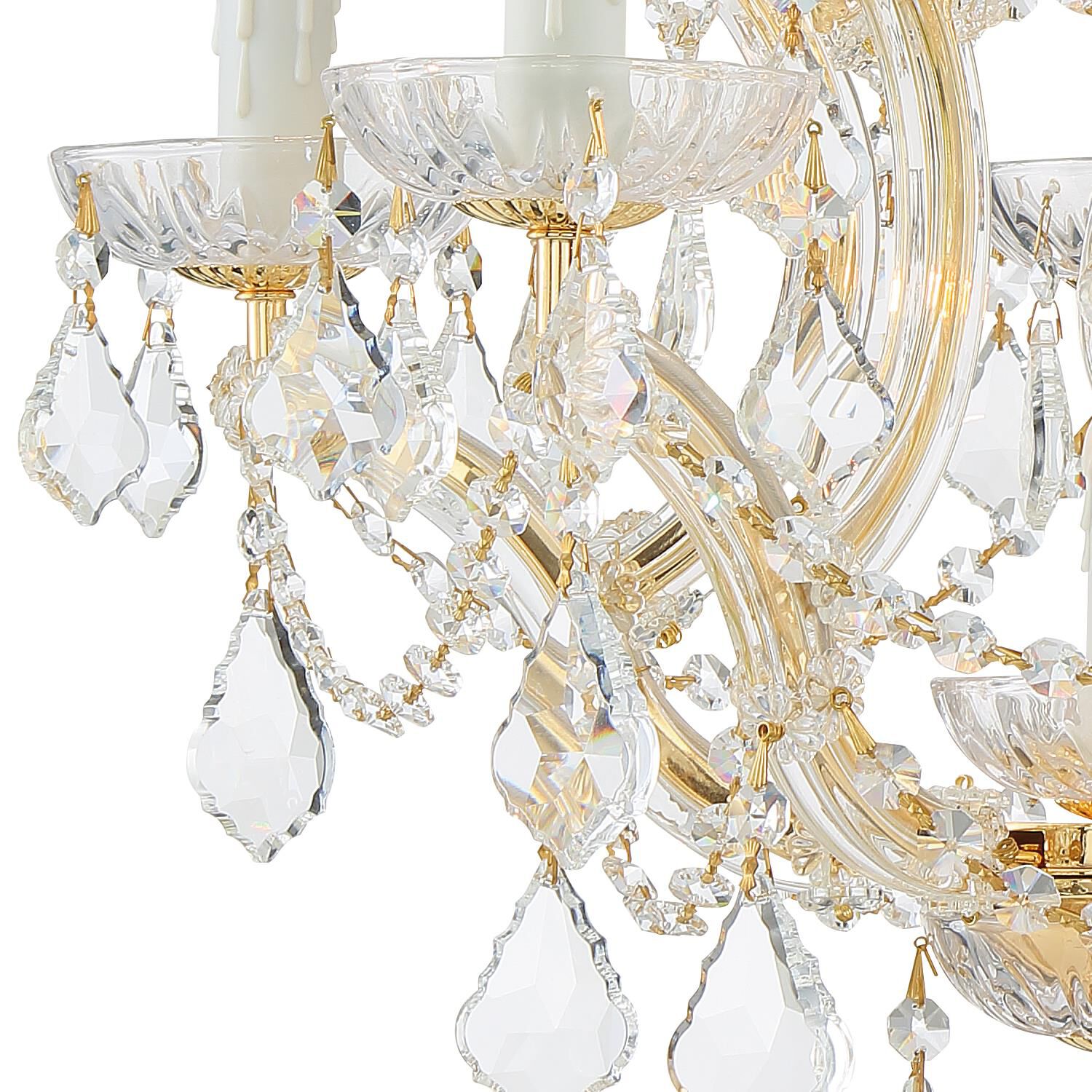 Maria Theresa 20 Inch 6 Light Mini Chandelier by Crystorama
