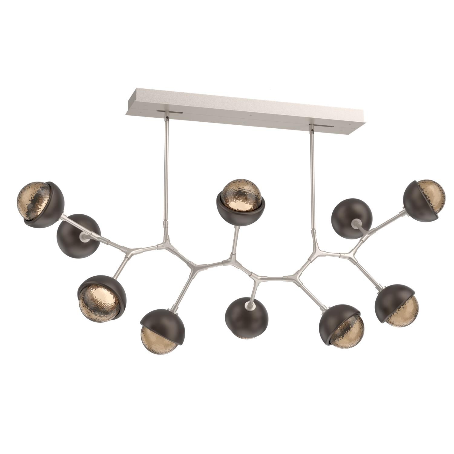 Shown in Beige Silver finish and Bronze glass and Flat Bronze accent