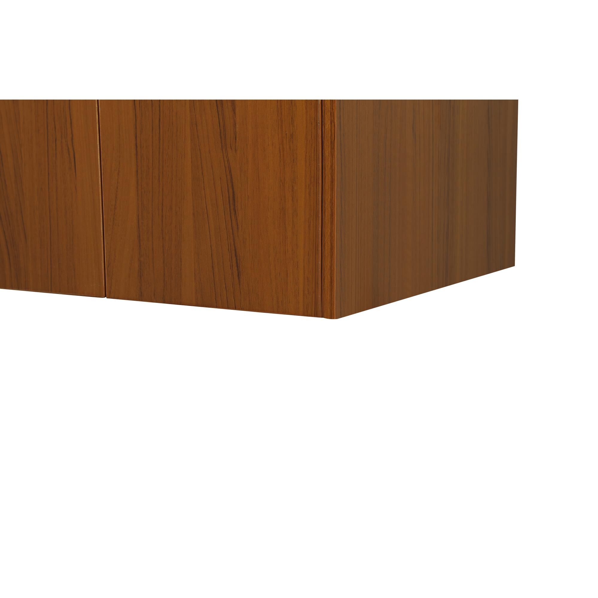 Shown in Teak finish