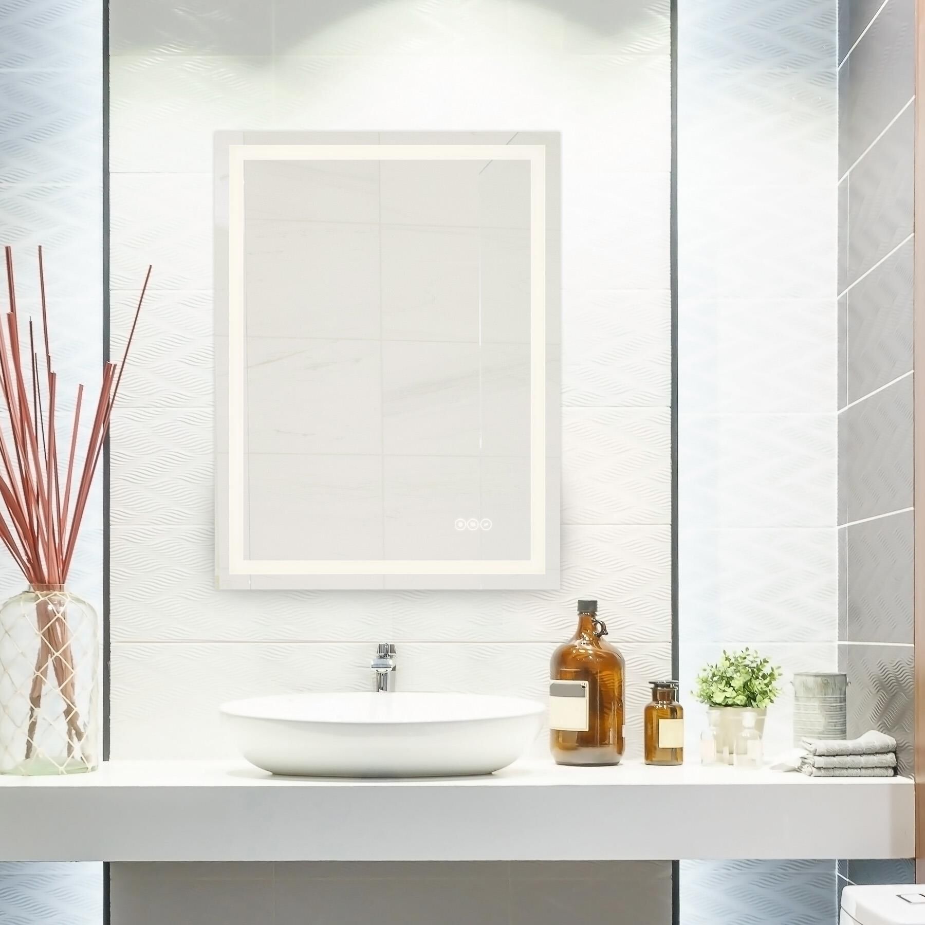 Beckett 24 Inch LED Lighted Mirror by Savoy House