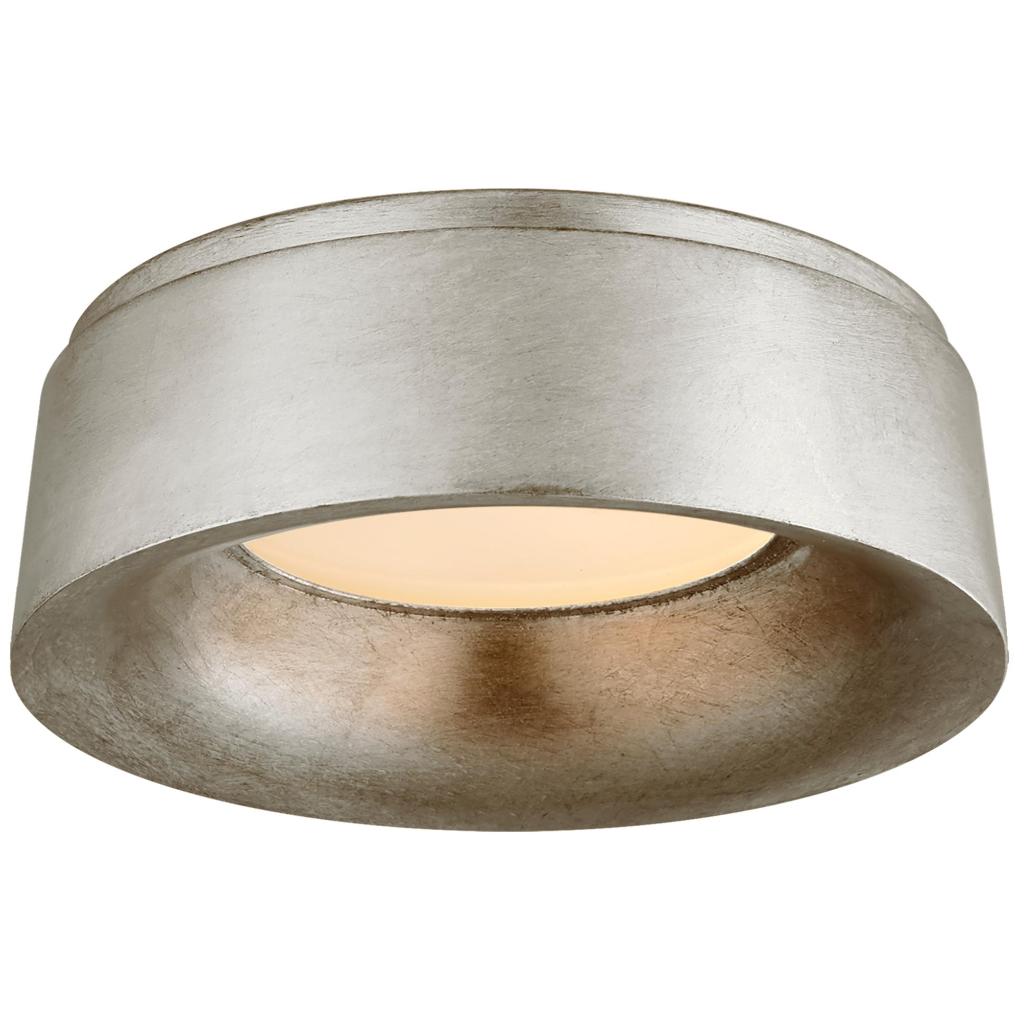 Shown in Burnished Silver Leaf finish and No Option shade