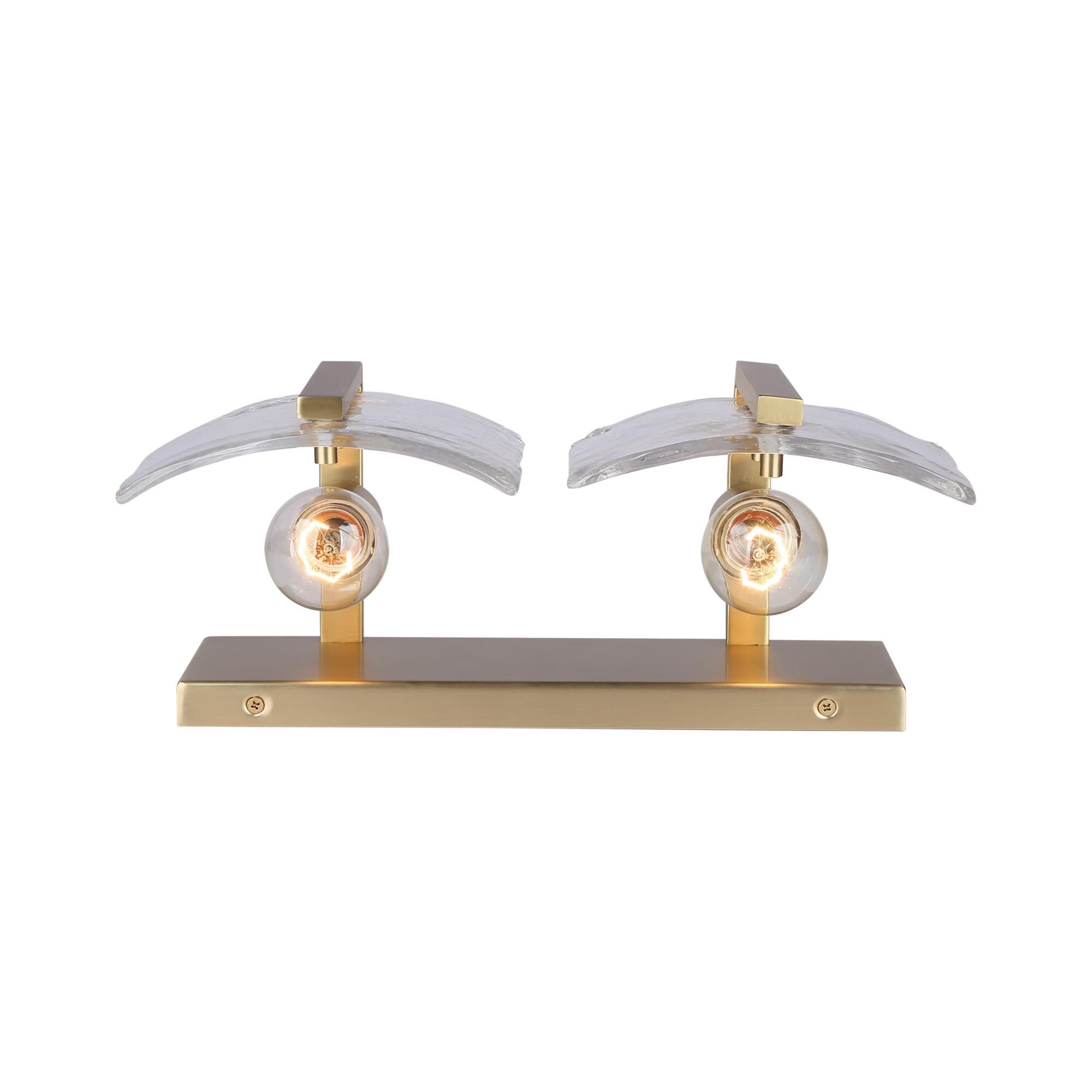 Shown in Brushed Champagne Bronze finish and Hammered Water glass