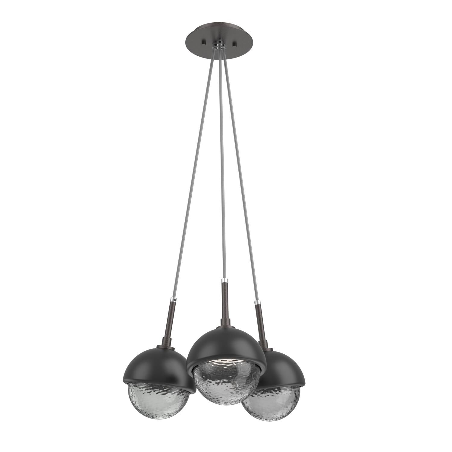 Levi Wilson Cabochon 13 Inch Multi Pendant Light by Hammerton Studio