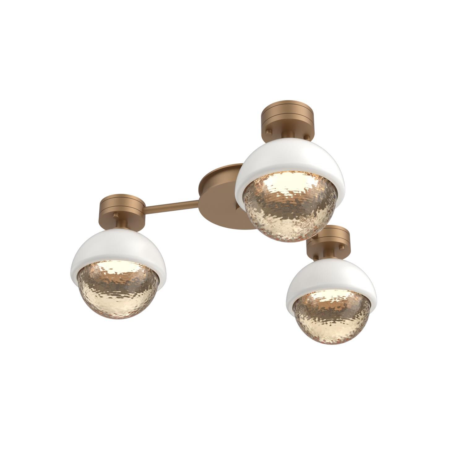 Levi Wilson Cabochon 23 Inch Flush Mount by Hammerton Studio