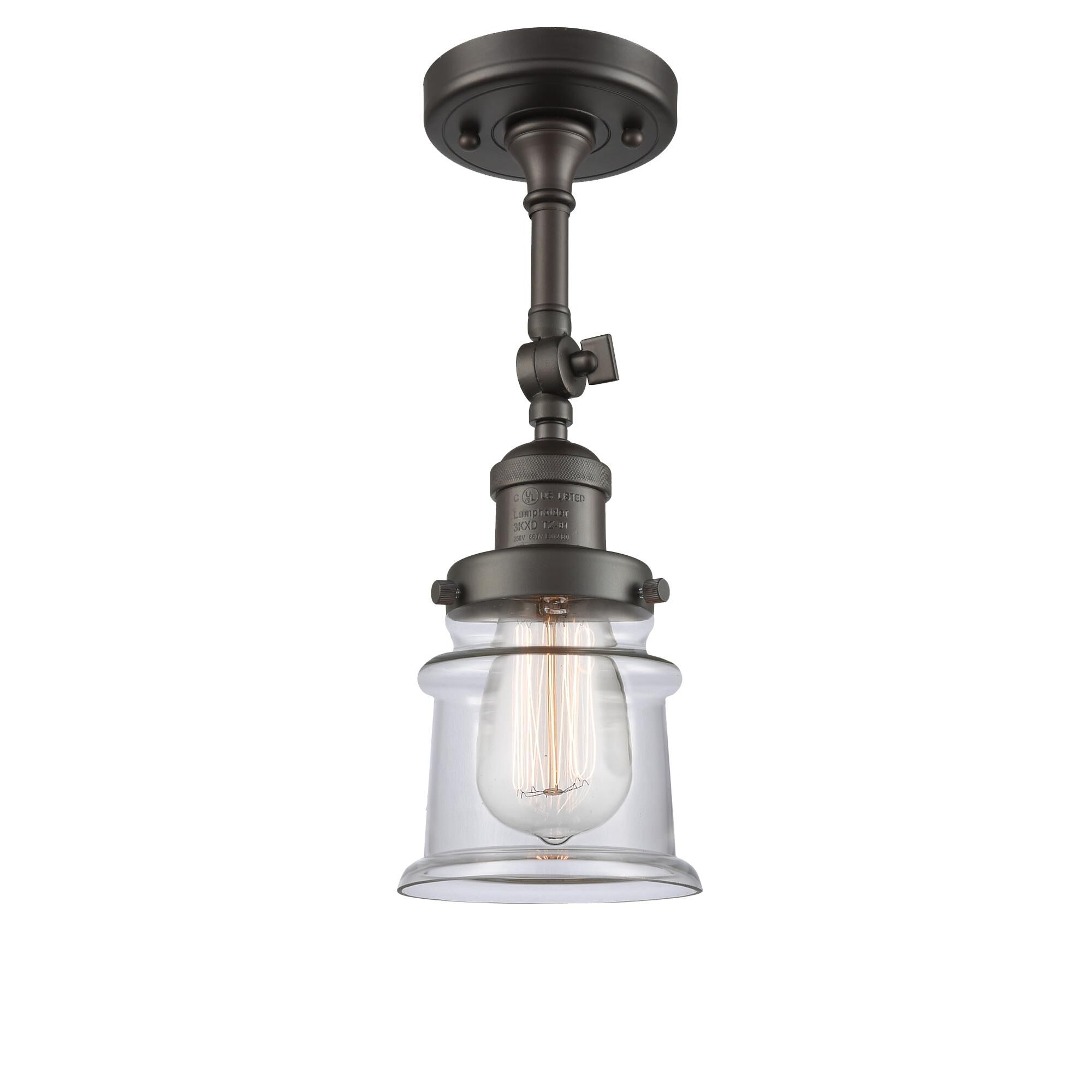 Bruno Marashlian Canton 6 Inch 1 Light Semi Flush Mount by Innovations Lighting
