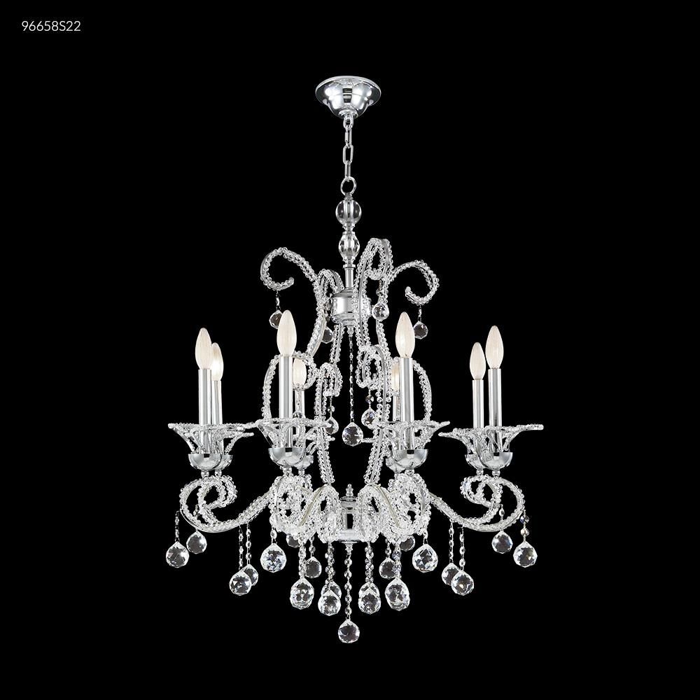 Pearl Collection 28 Inch 8 Light Chandelier by James R. Moder