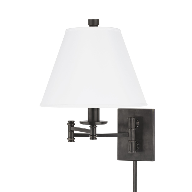 Claremont Large Wall Swing Lamp by Hudson Valley Lighting