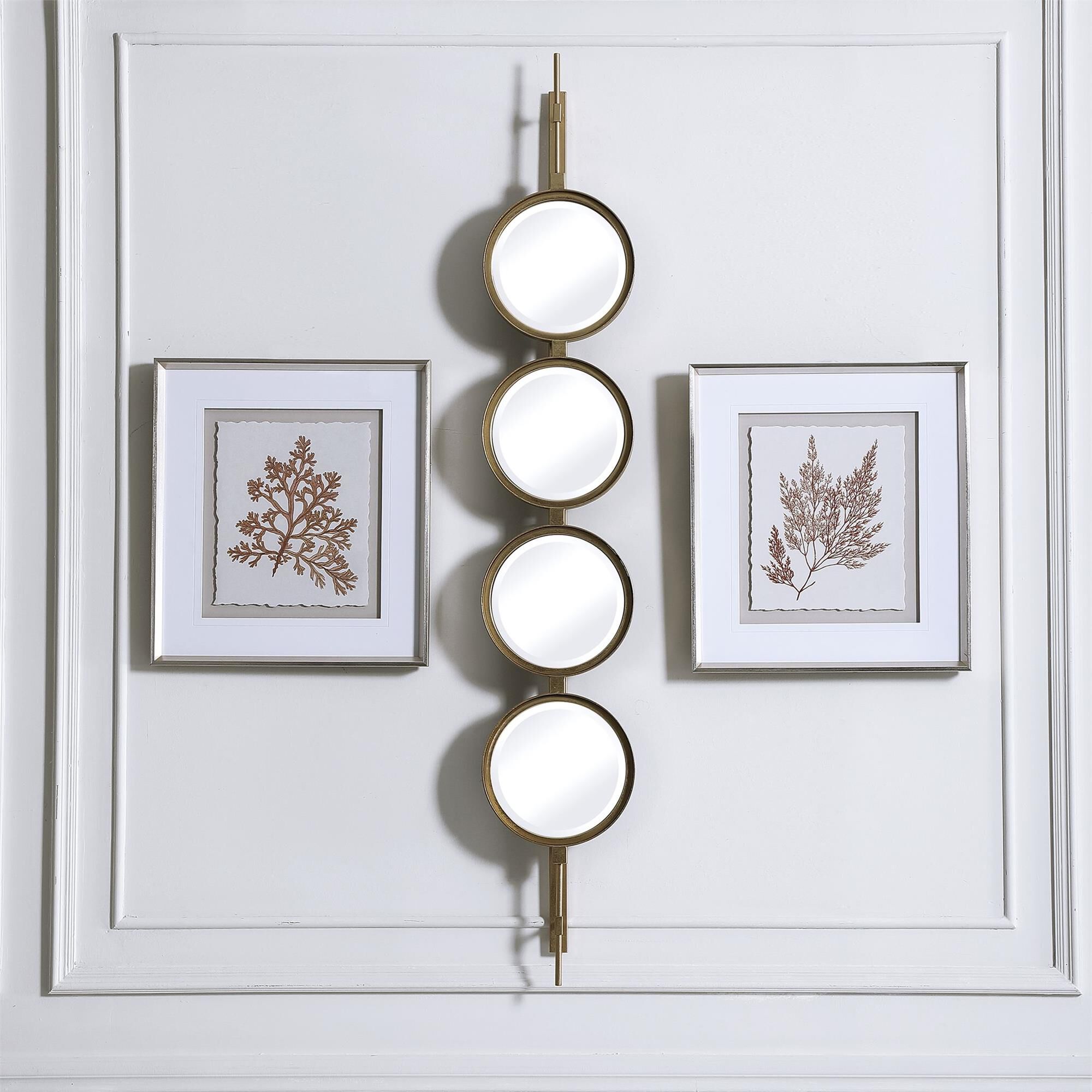 Uttermost Button Multiple Round Mirror by Uttermost