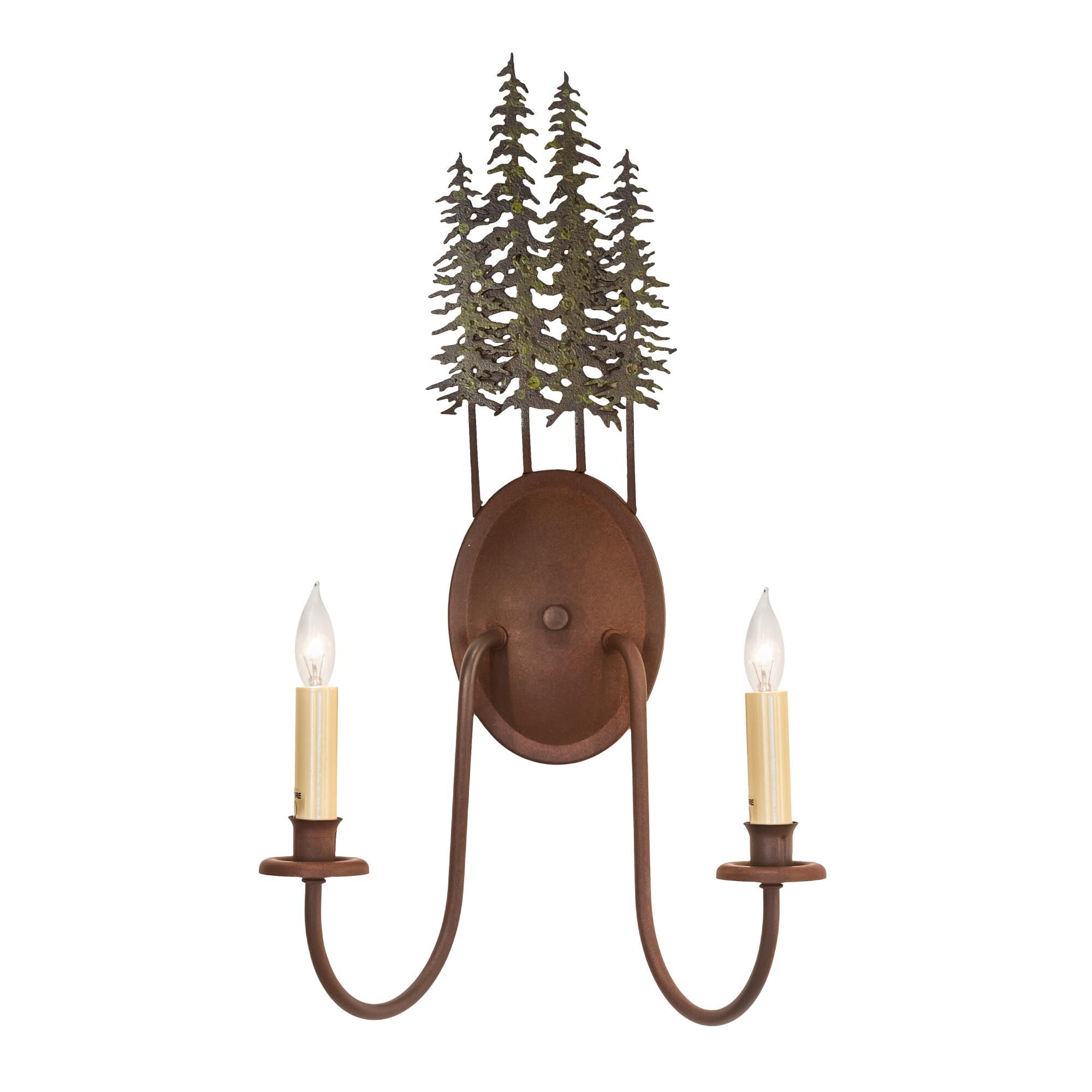 Tall Pines 22 Inch Wall Sconce by Meyda Lighting
