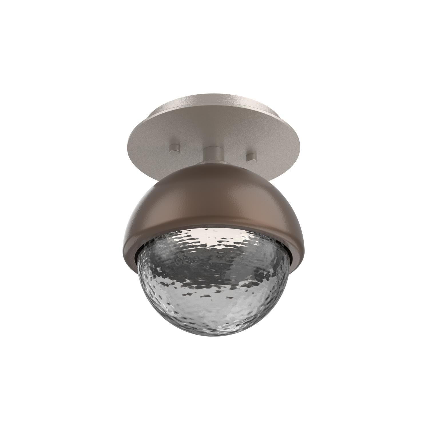 Shown in Beige Silver finish and Smoke glass and Burnished Bronze accent