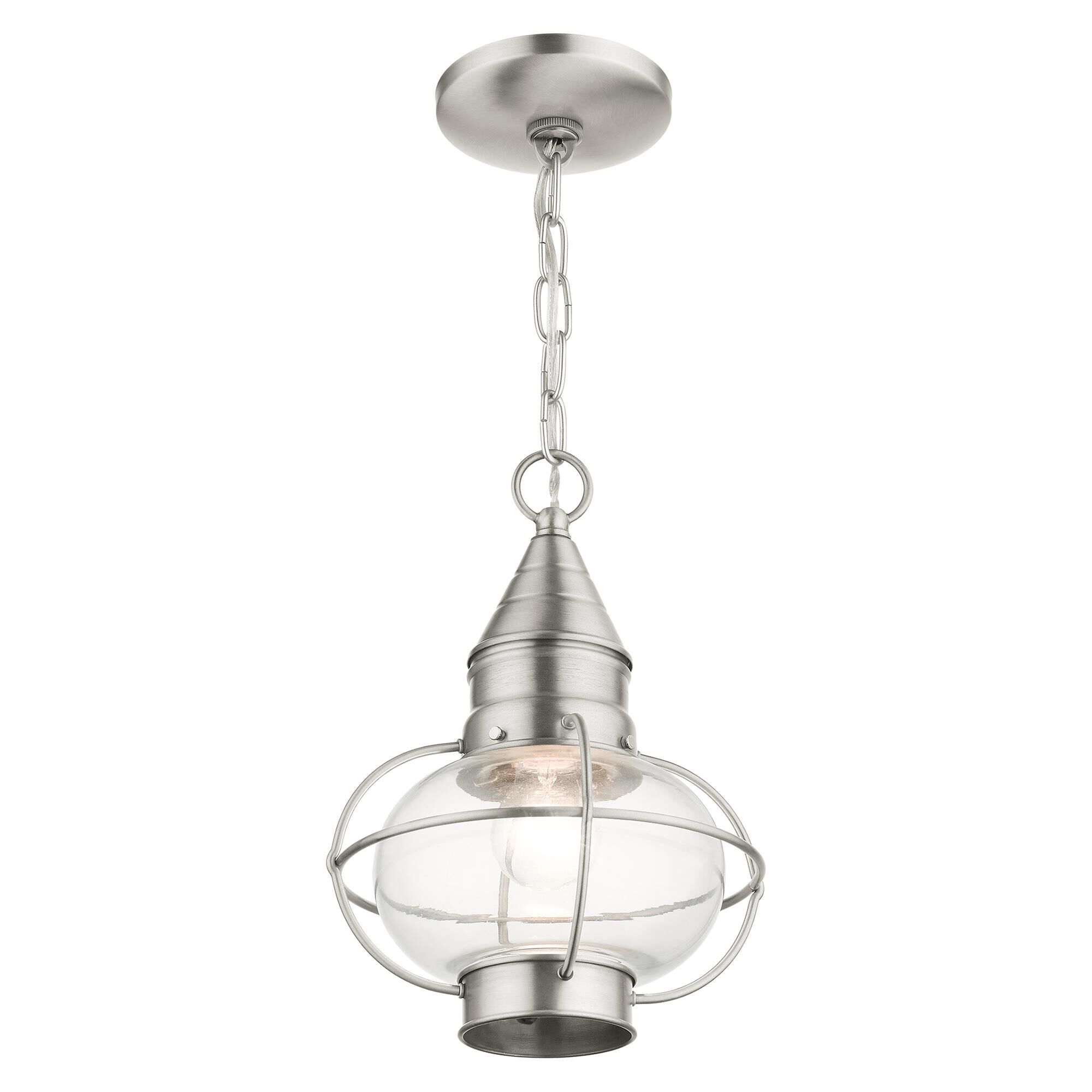 Livex Lighting Newburyport 11 Inch Tall Outdoor Hanging Lantern