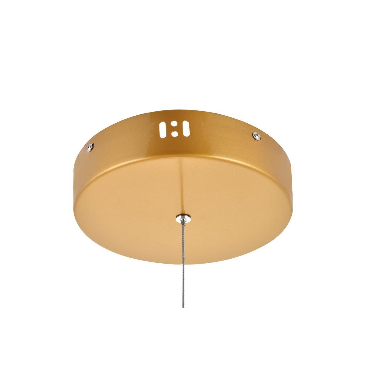 Sonya 43 Inch 3 Light LED Chandelier by Elegant Lighting