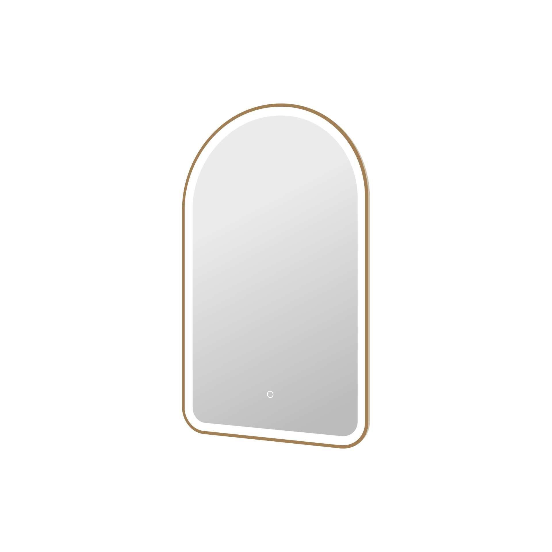 Harmoni 40 Inch Arched LED Lighted Mirror by Elegant Decor