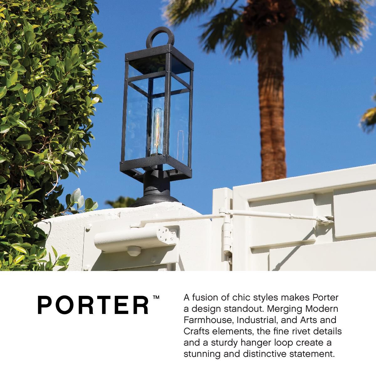 Hinkley Lighting Porter 22 Inch Tall Outdoor Post Lamp