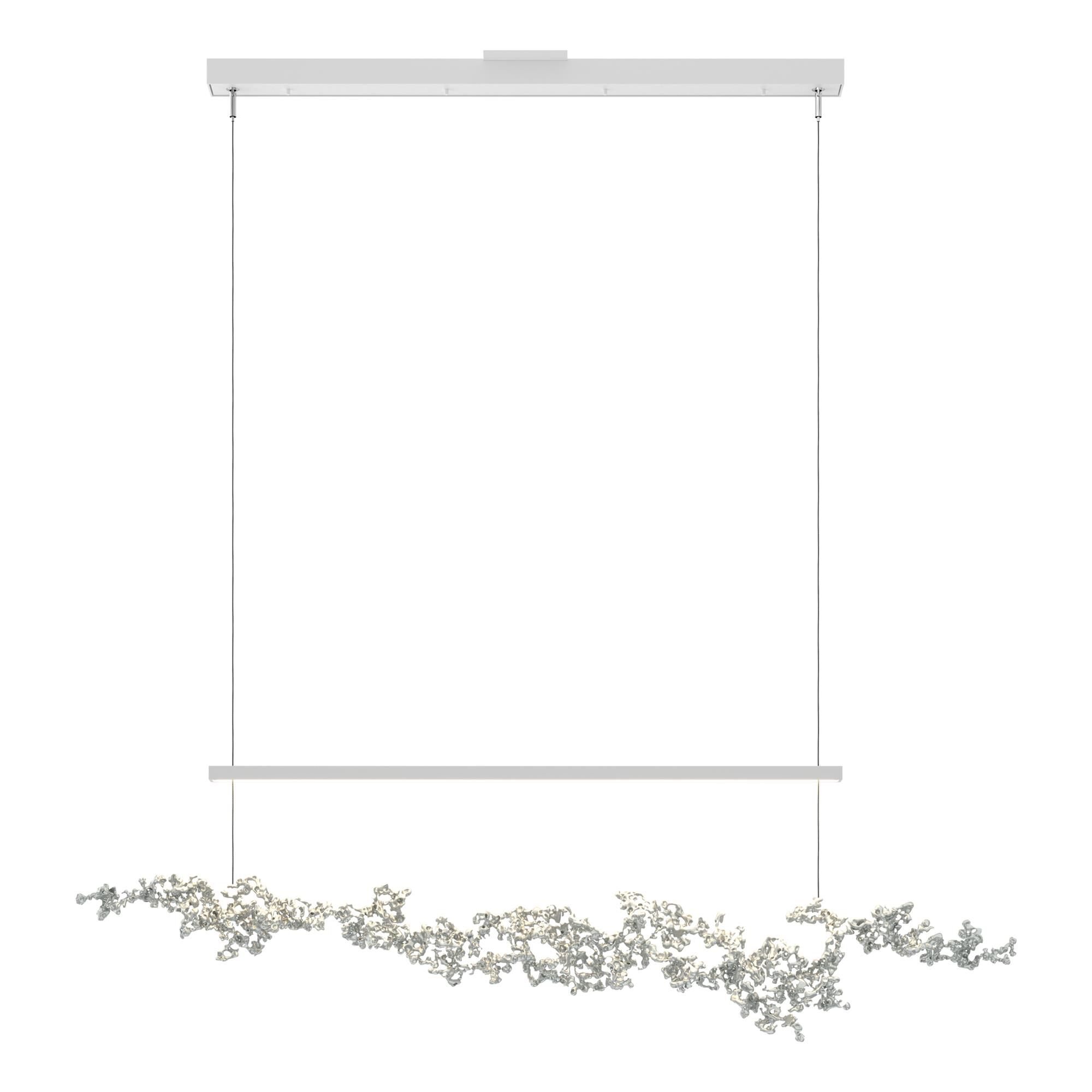 Shown in White finish and Vintage Platinum Aluminum shade