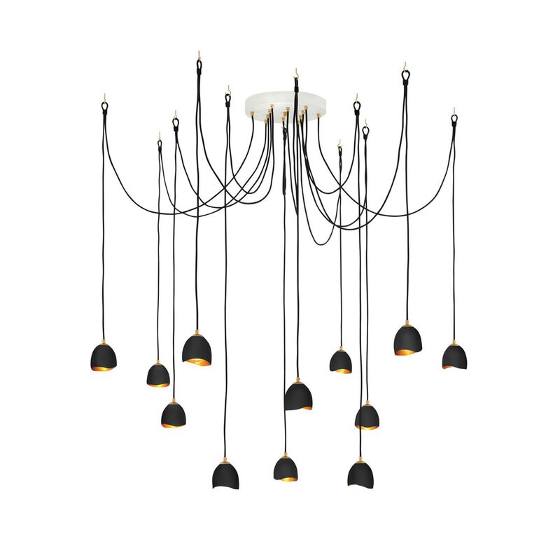 Nula 60 Inch 12 Light Multi Light Pendant by Hinkley