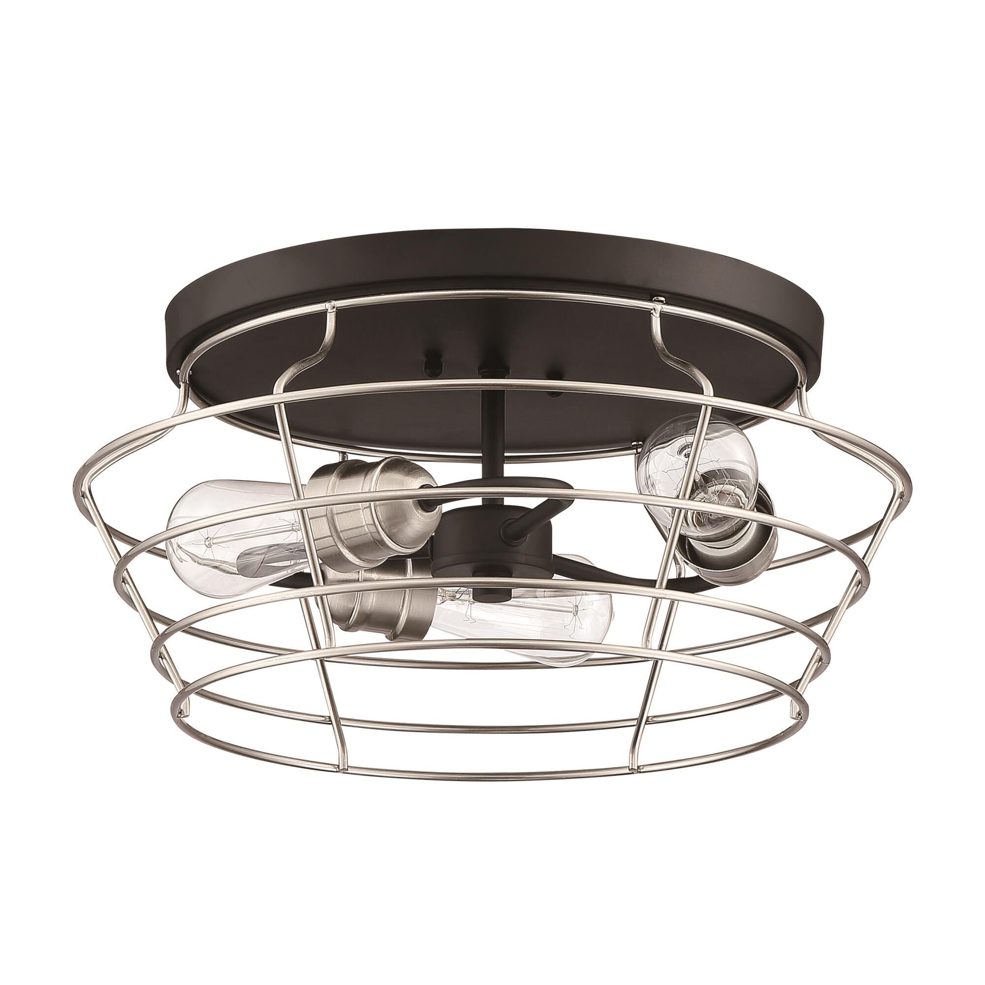 Thatcher 16 Inch 3 Light Semi Flush Mount by Craftmade