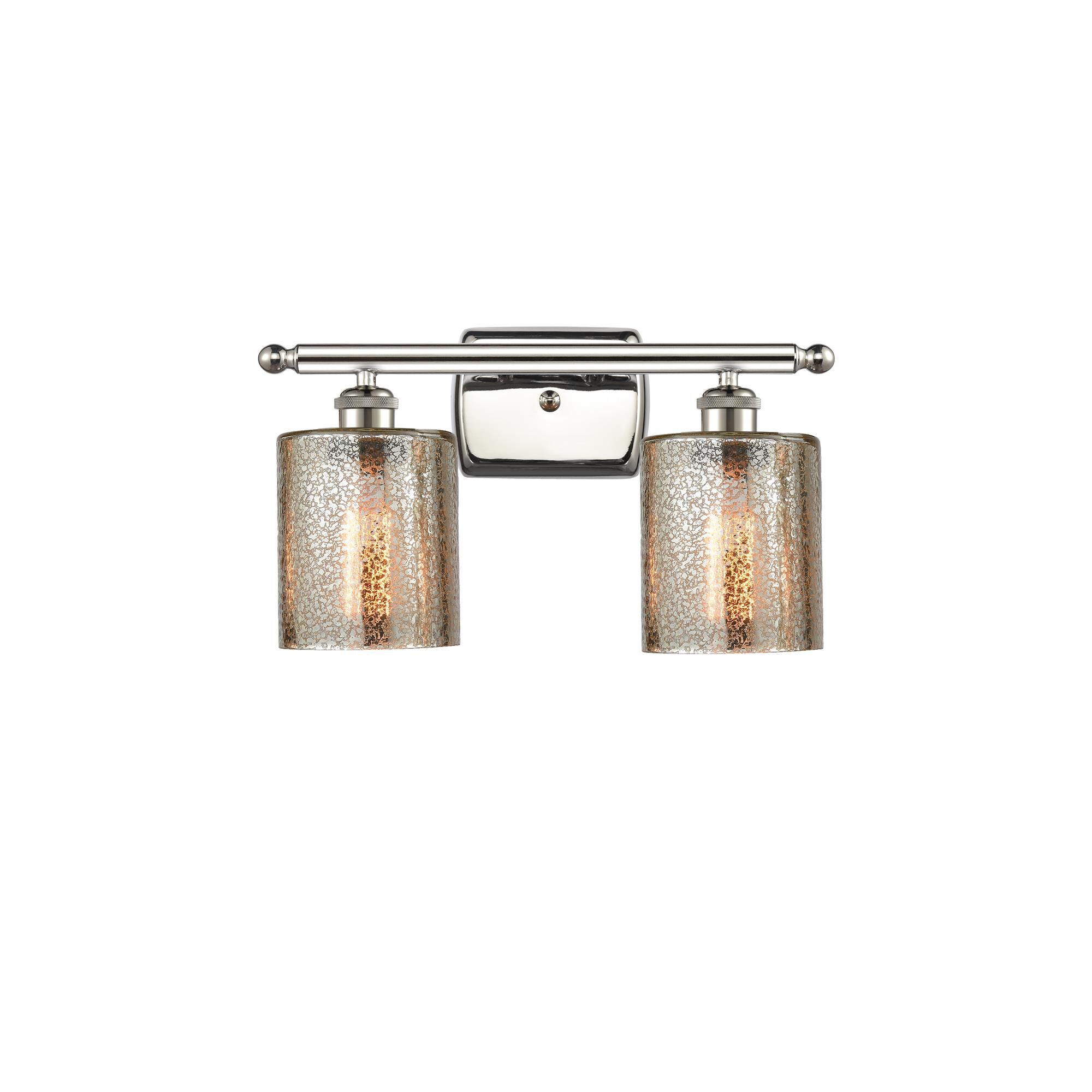 Shown in Polished Nickel finish and Drum glass and Glass shade and Polished Chrome accent