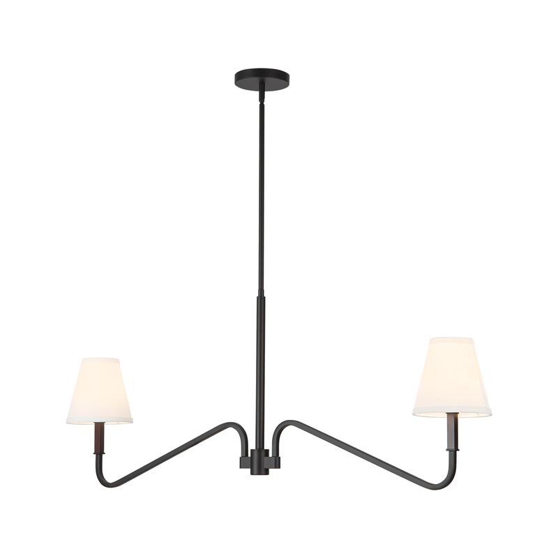 Peyton Fox Sloan Small Linear Chandelier by Alora Mood