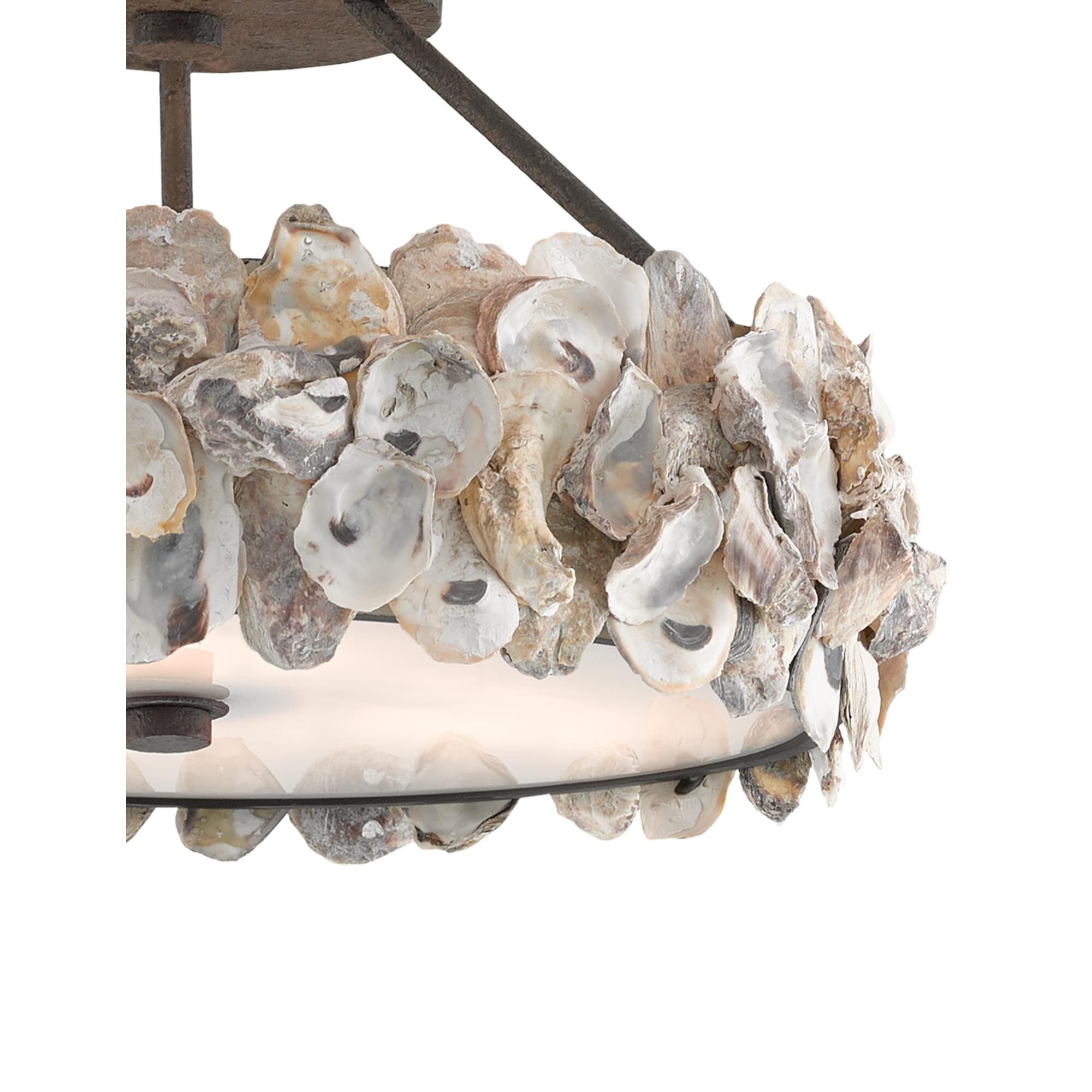 Shown in Textured Bronze-Natural finish and Frosted glass