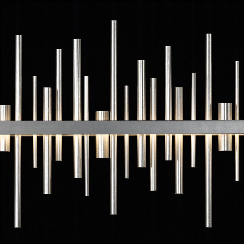 Cityscape Medium Linear Chandelier by Hubbardton Forge