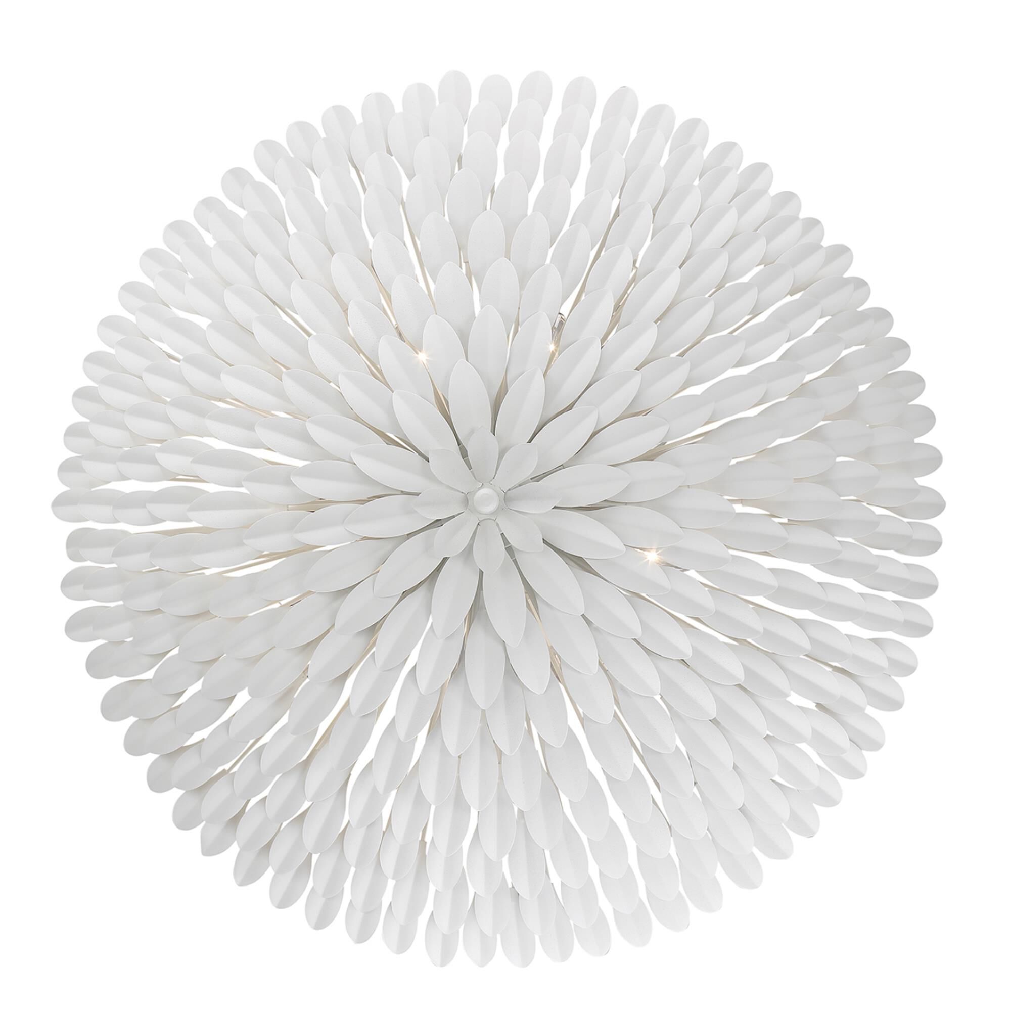 Broche 30 Inch 8 Light Semi Flush Mount,