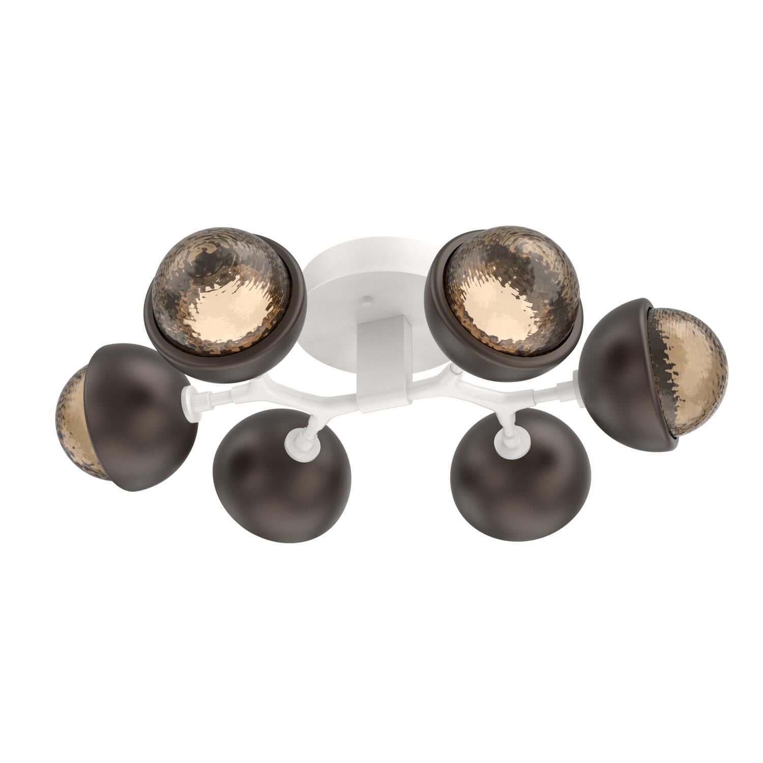 Shown in Salt White finish and Bronze glass and Flat Bronze accent