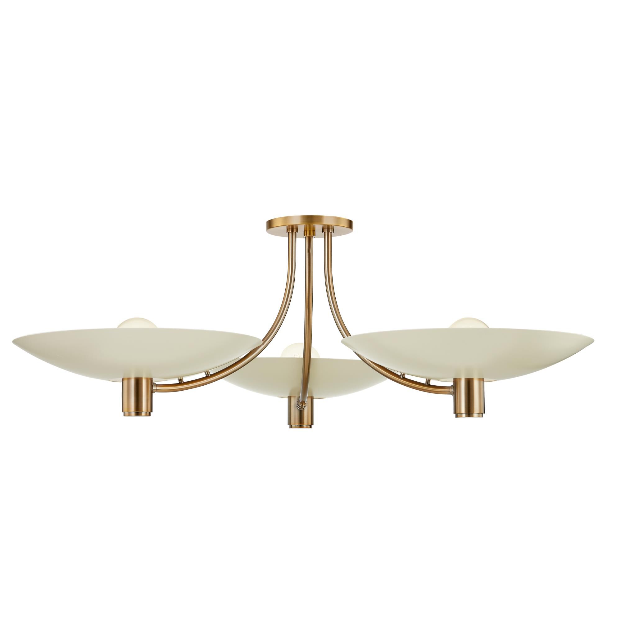 Wolfe 40.5 Inch Semi Flush Mount by Troy Lighting