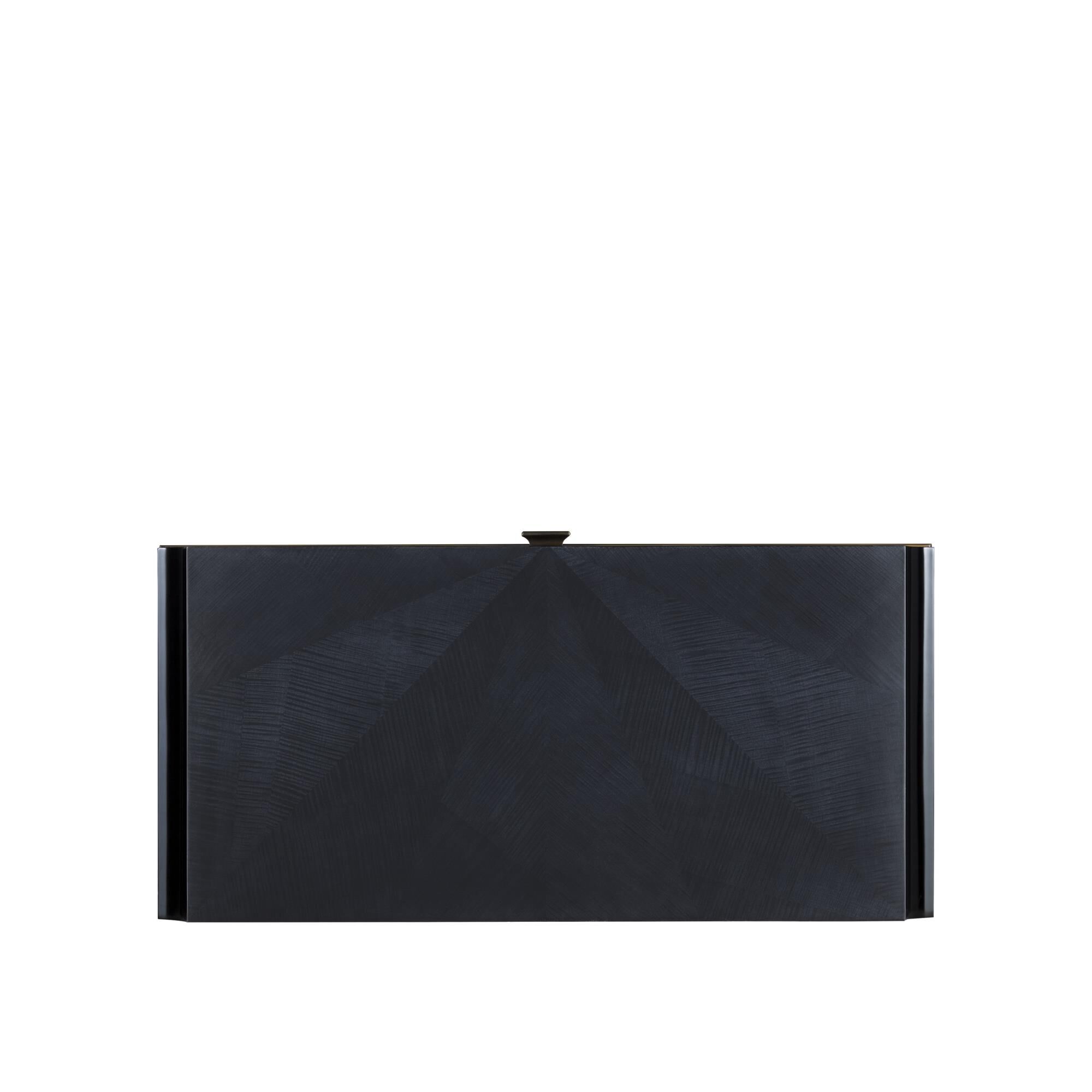 Shown in Dark Sapphire/Caviar Black/Antique Brass finish