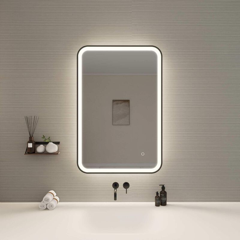 Harmoni 36 Inch LED Lighted Mirror by Elegant Decor