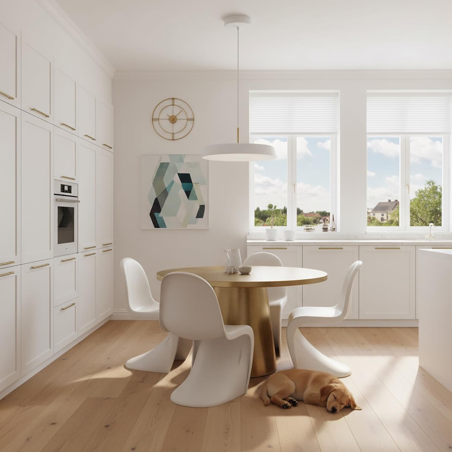 Shown in White finish