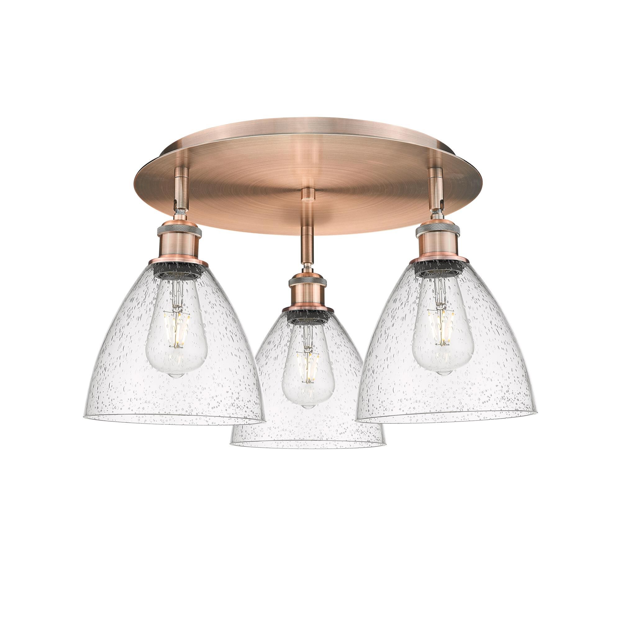 Bruno Marashlian Bristol Glass 19 Inch Flush Mount by Innovations Lighting