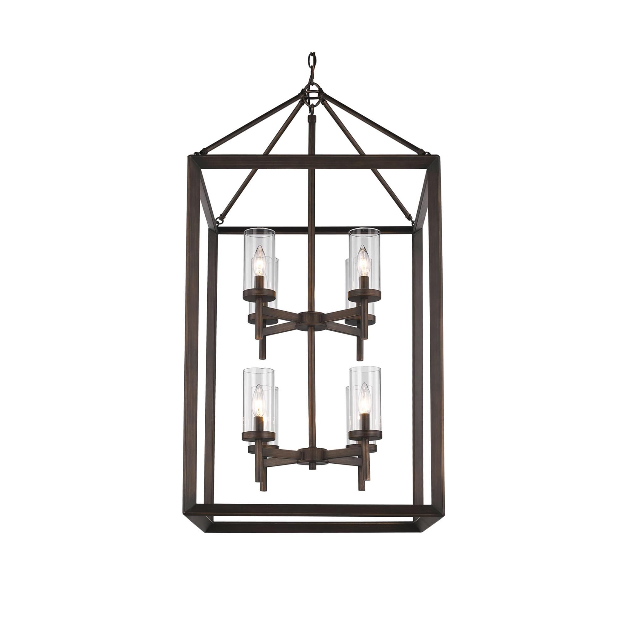 Shown in Gunmetal Bronze finish and Clear glass