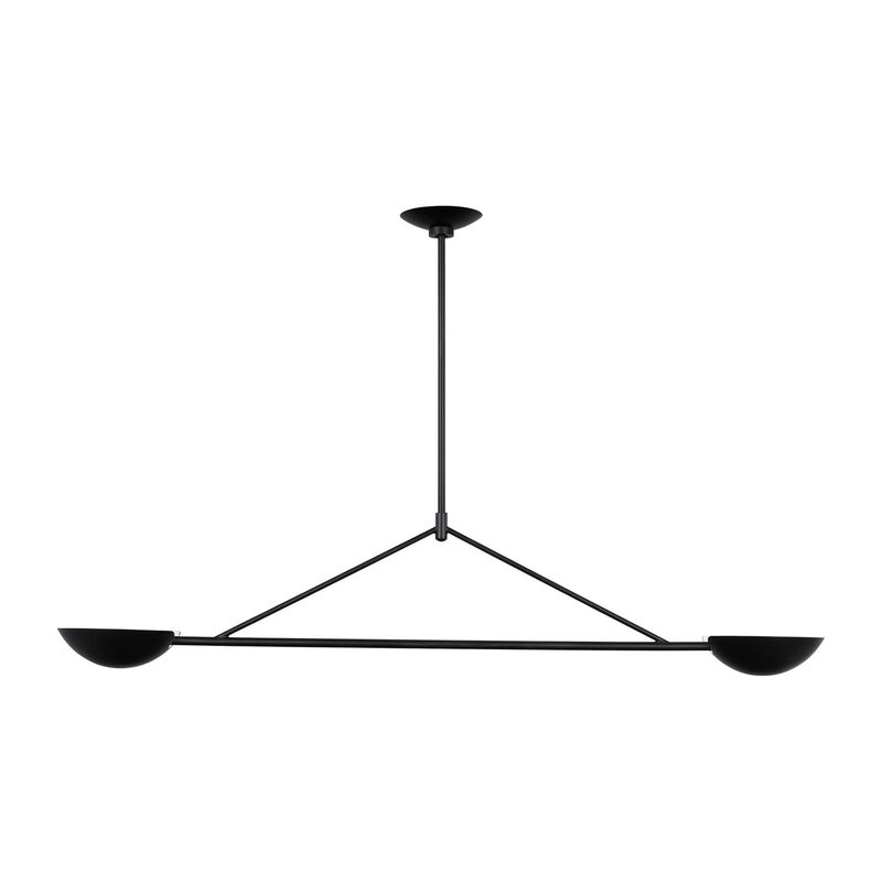 Ellen DeGeneres Nevel Medium Linear Chandelier by Visual Comfort Studio