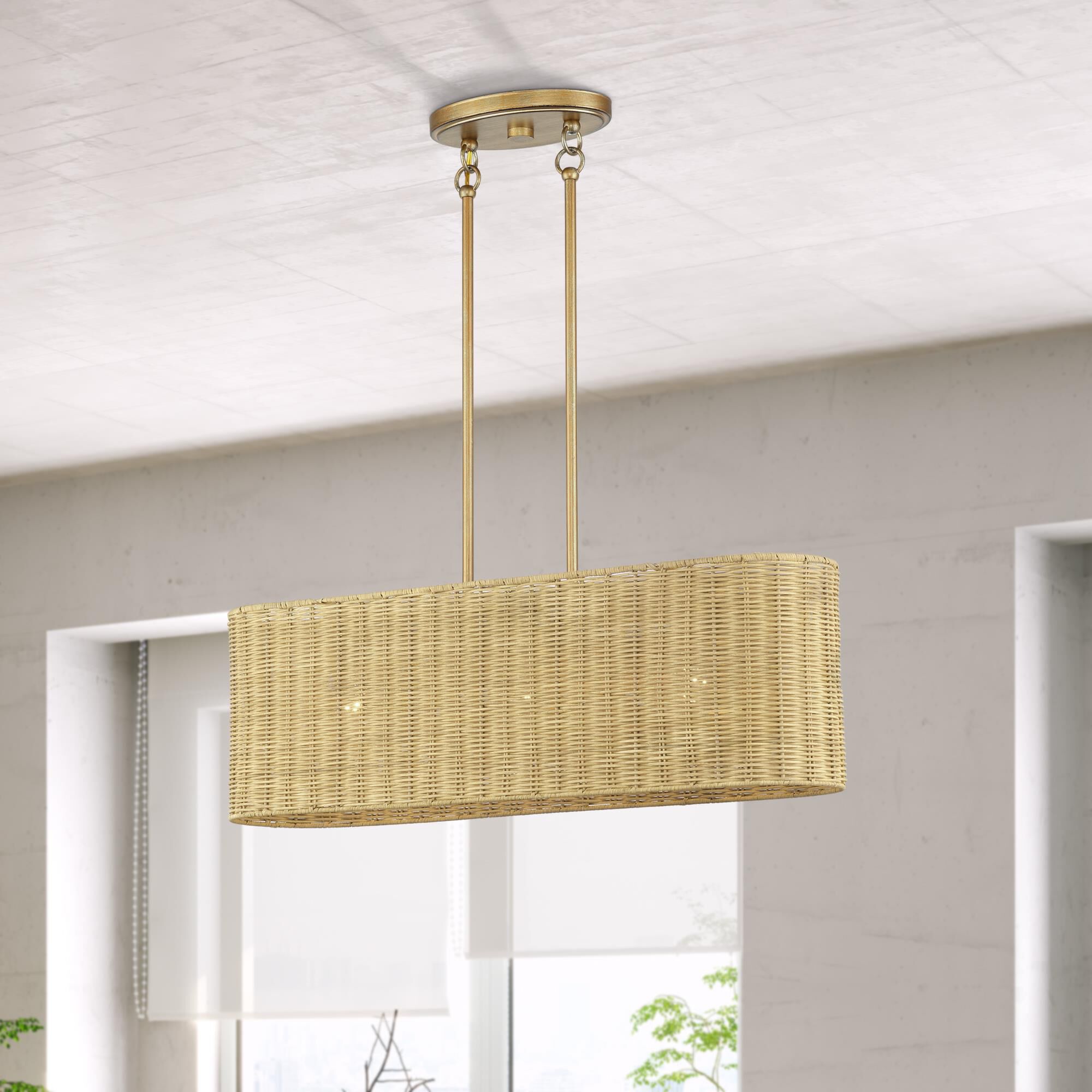 Weavington 30 Inch Linear Suspension Light by Livex Lighting