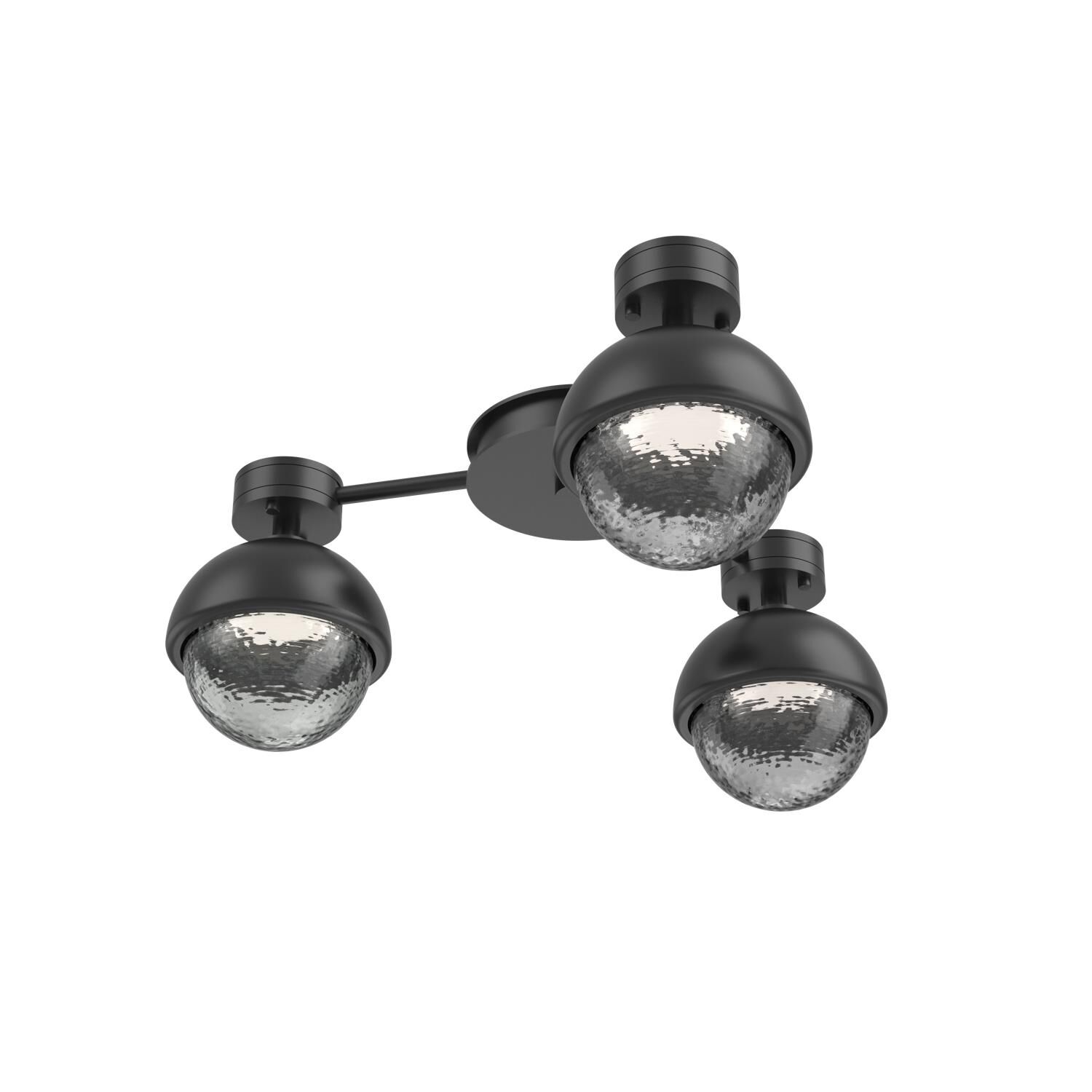 Shown in Matte Black finish and Smoke glass and Metal Shade Matching Finish accent
